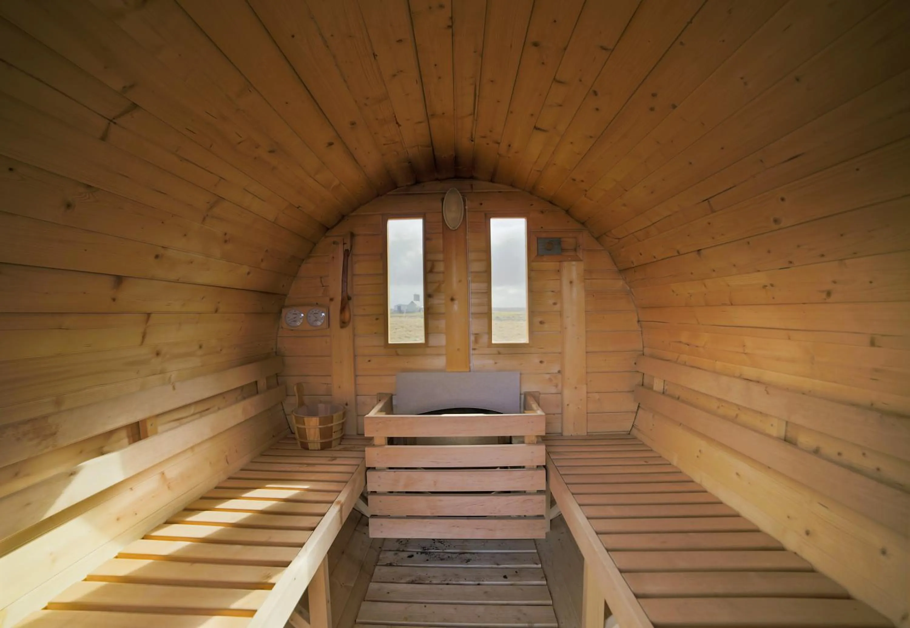 Garden in Lambastadir Guesthouse