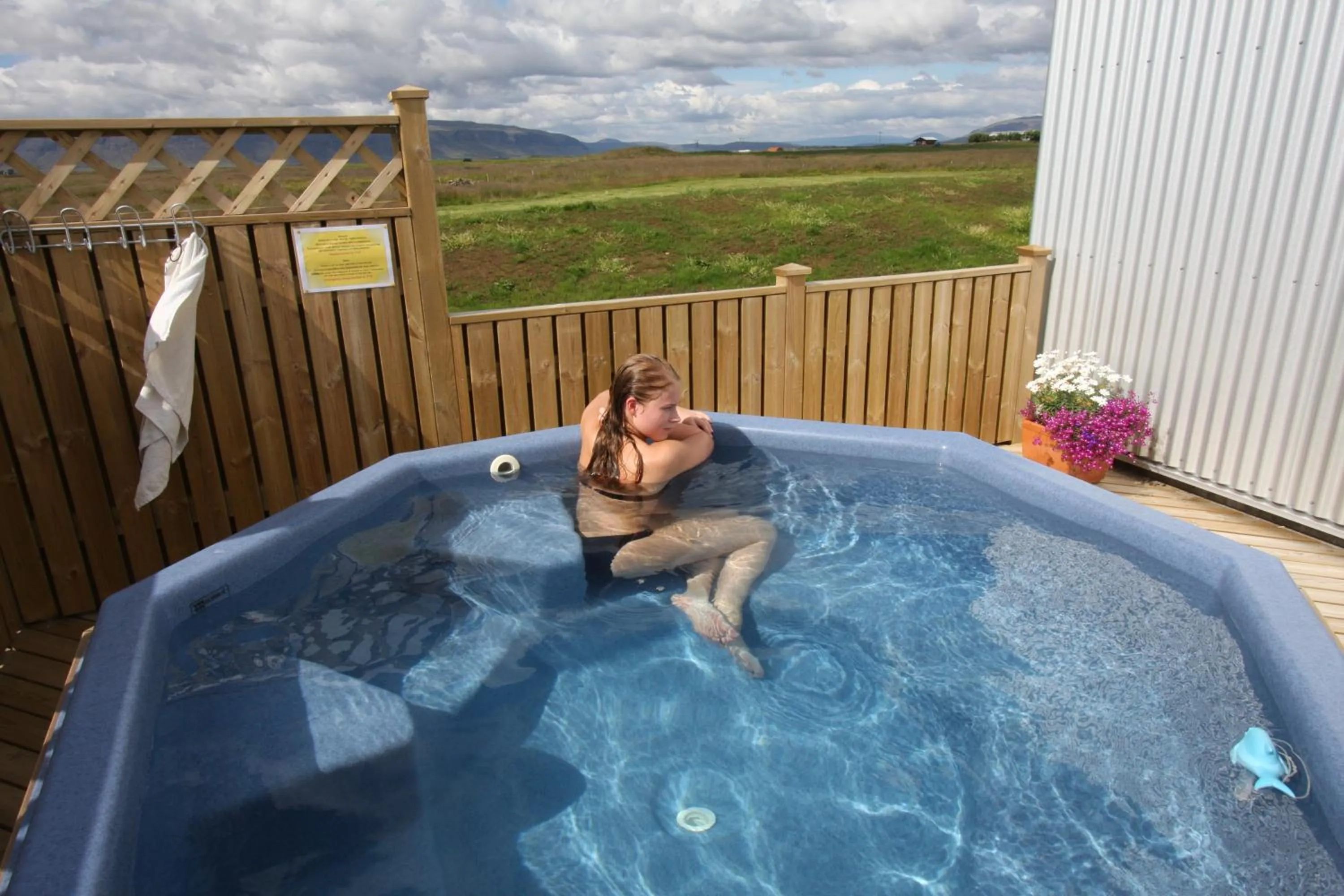 People in Lambastadir Guesthouse