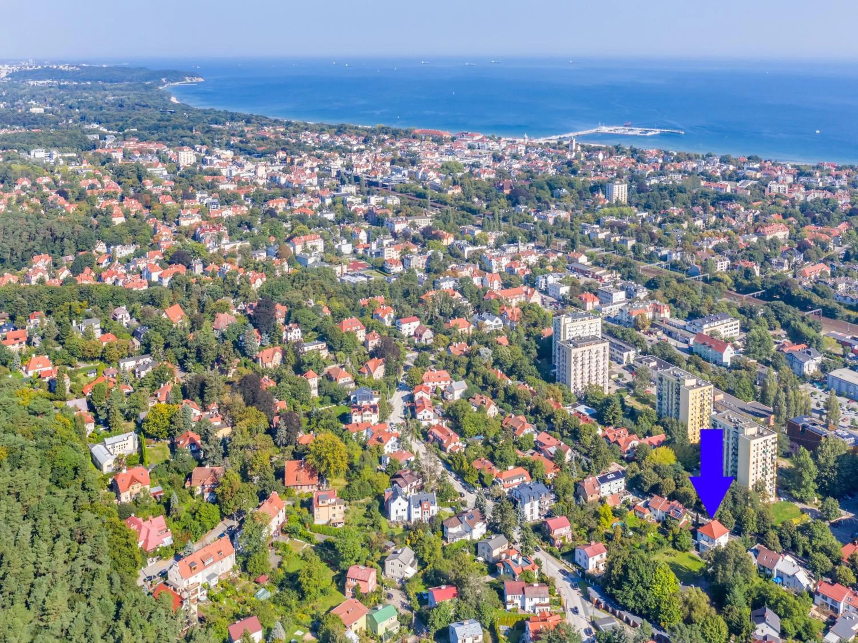 Bird's eye view in House Managers - Vintage Sopot