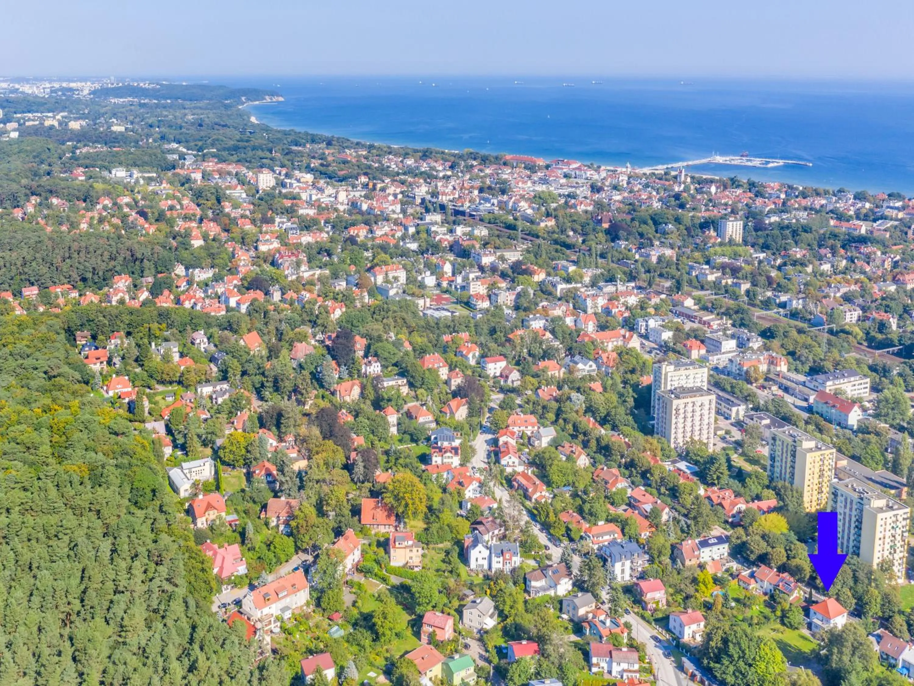 Bird's eye view in House Managers - Vintage Sopot