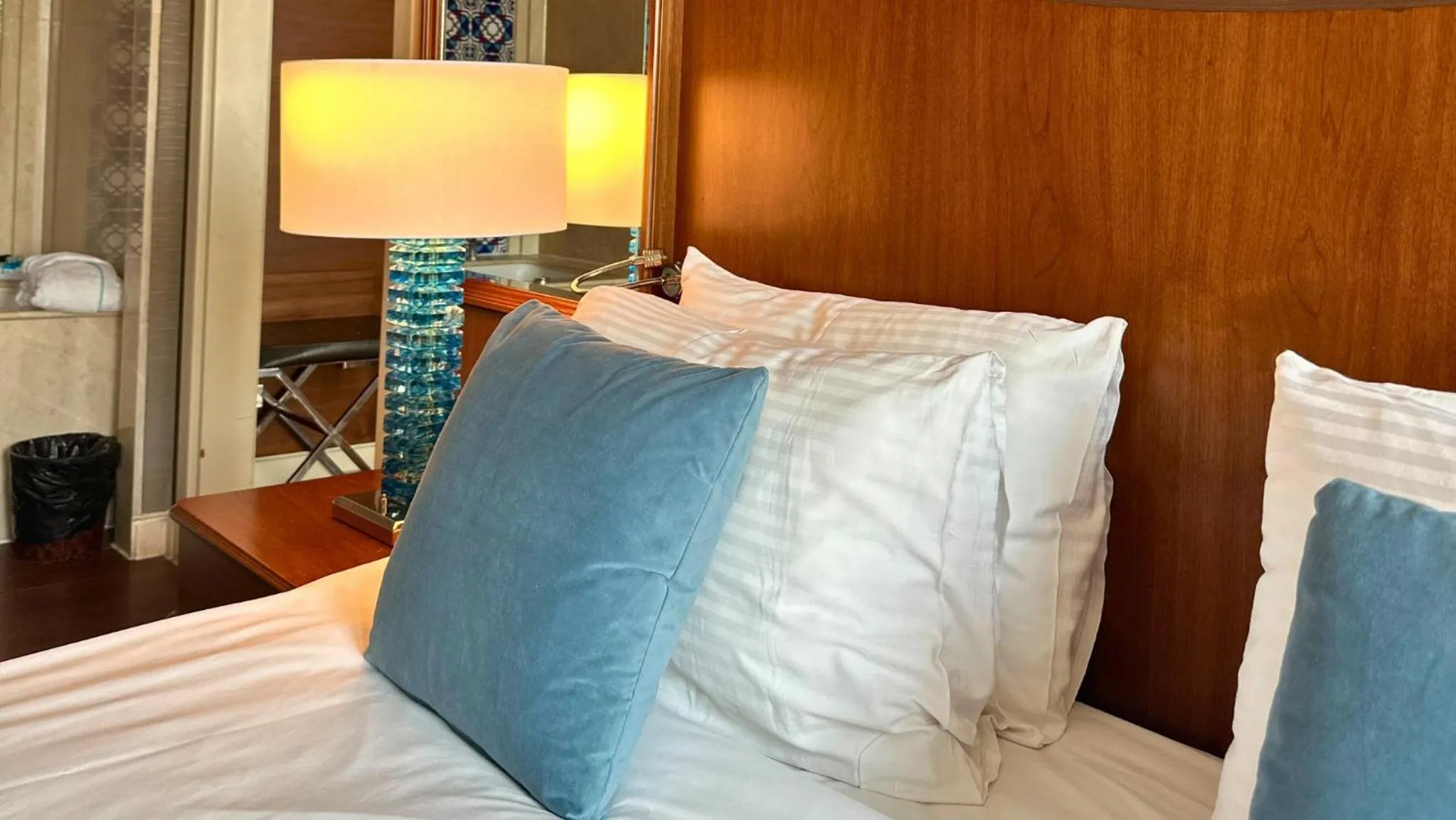 Bed in Grand Durmaz Hotel