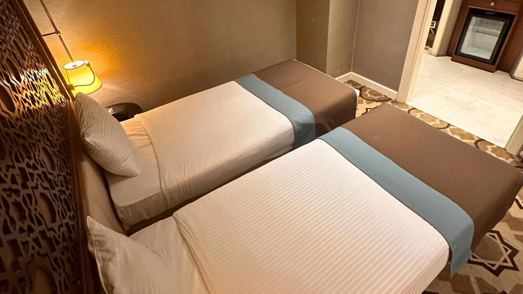 Bed in Grand Durmaz Hotel