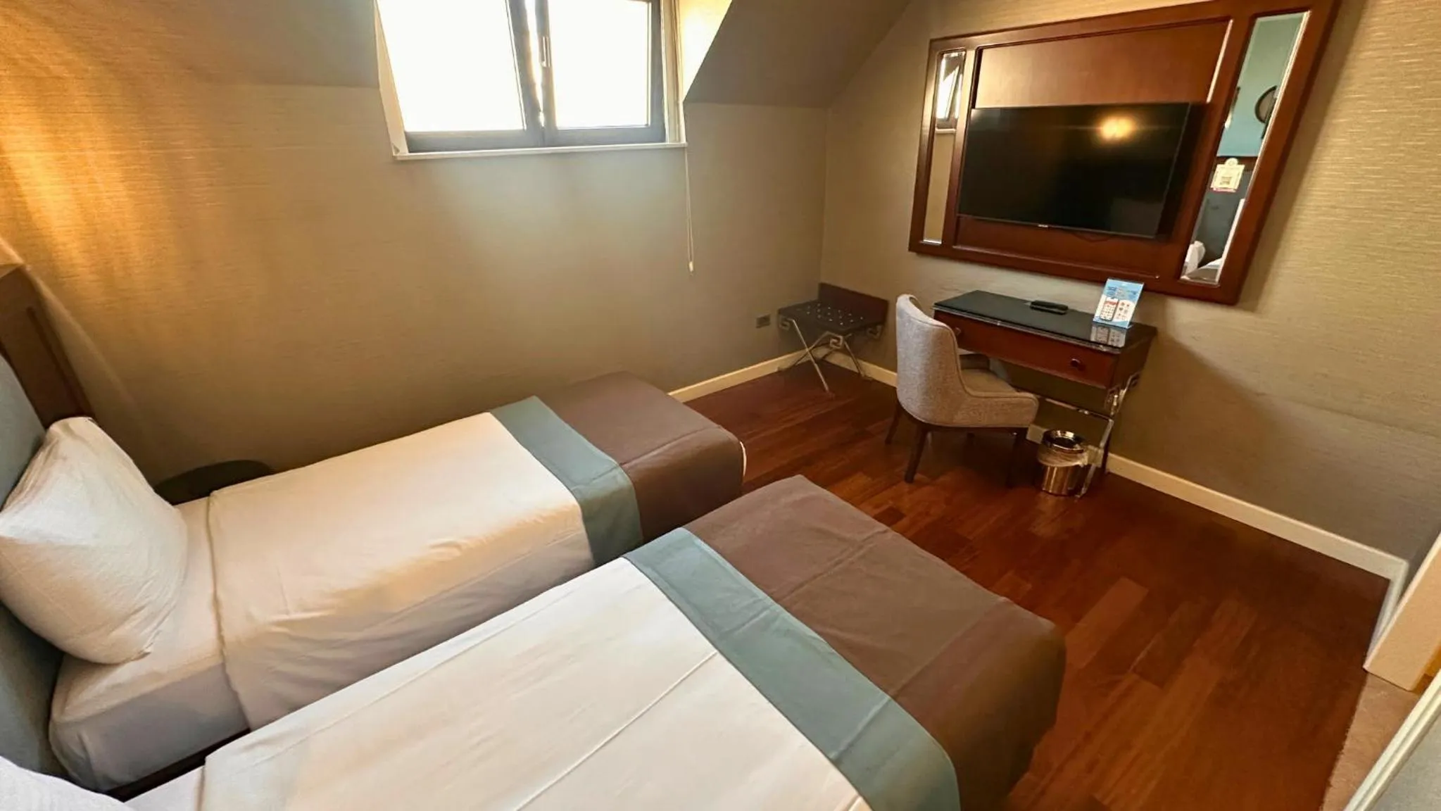 Bed in Grand Durmaz Hotel