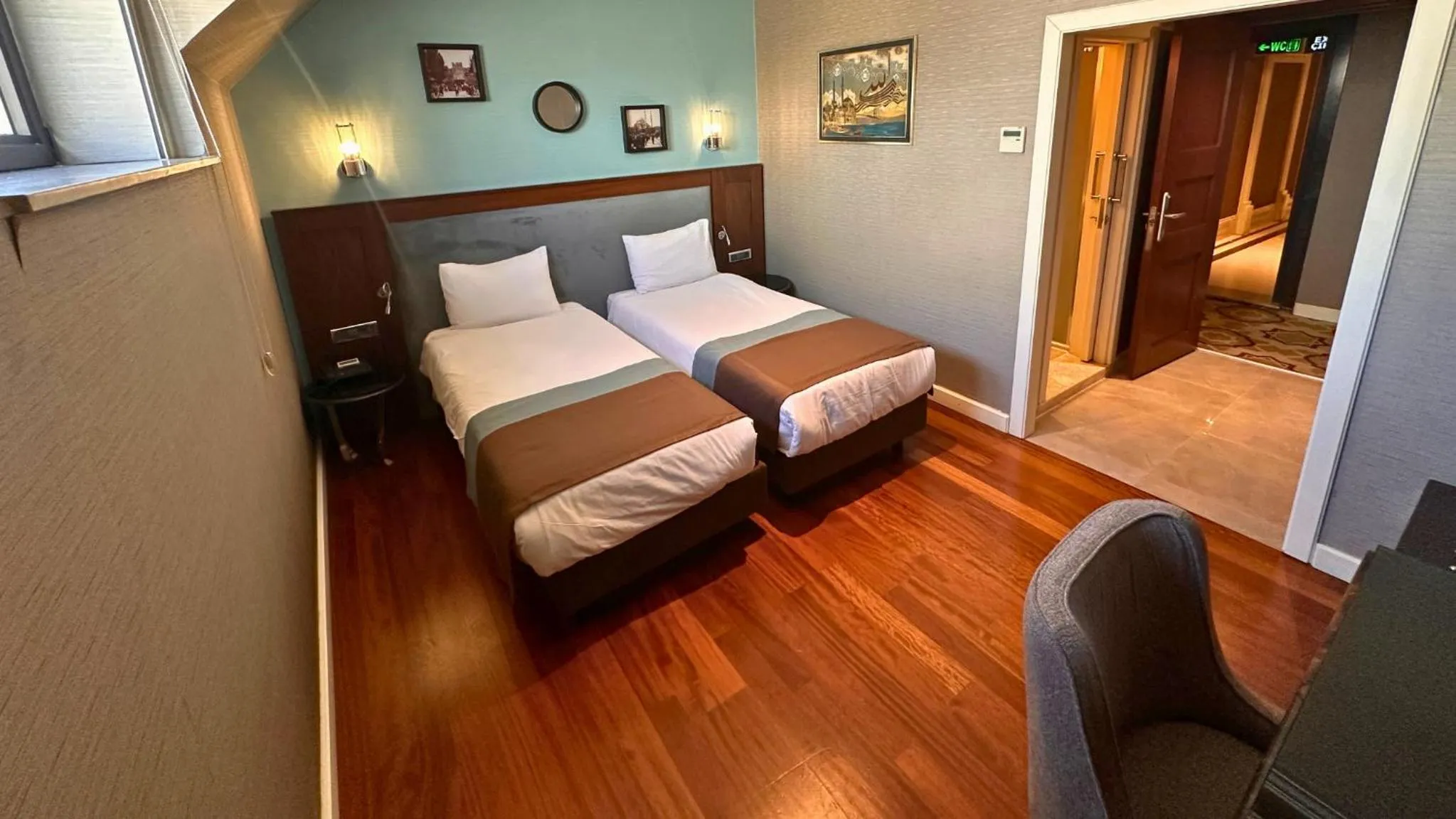 Bed in Grand Durmaz Hotel