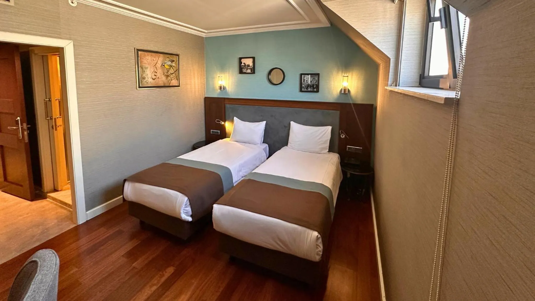 Bed in Grand Durmaz Hotel