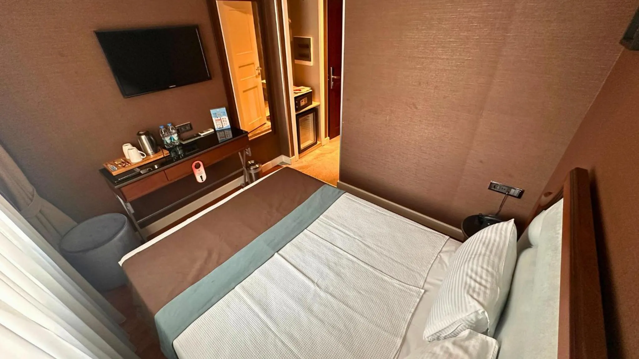 Bed in Grand Durmaz Hotel