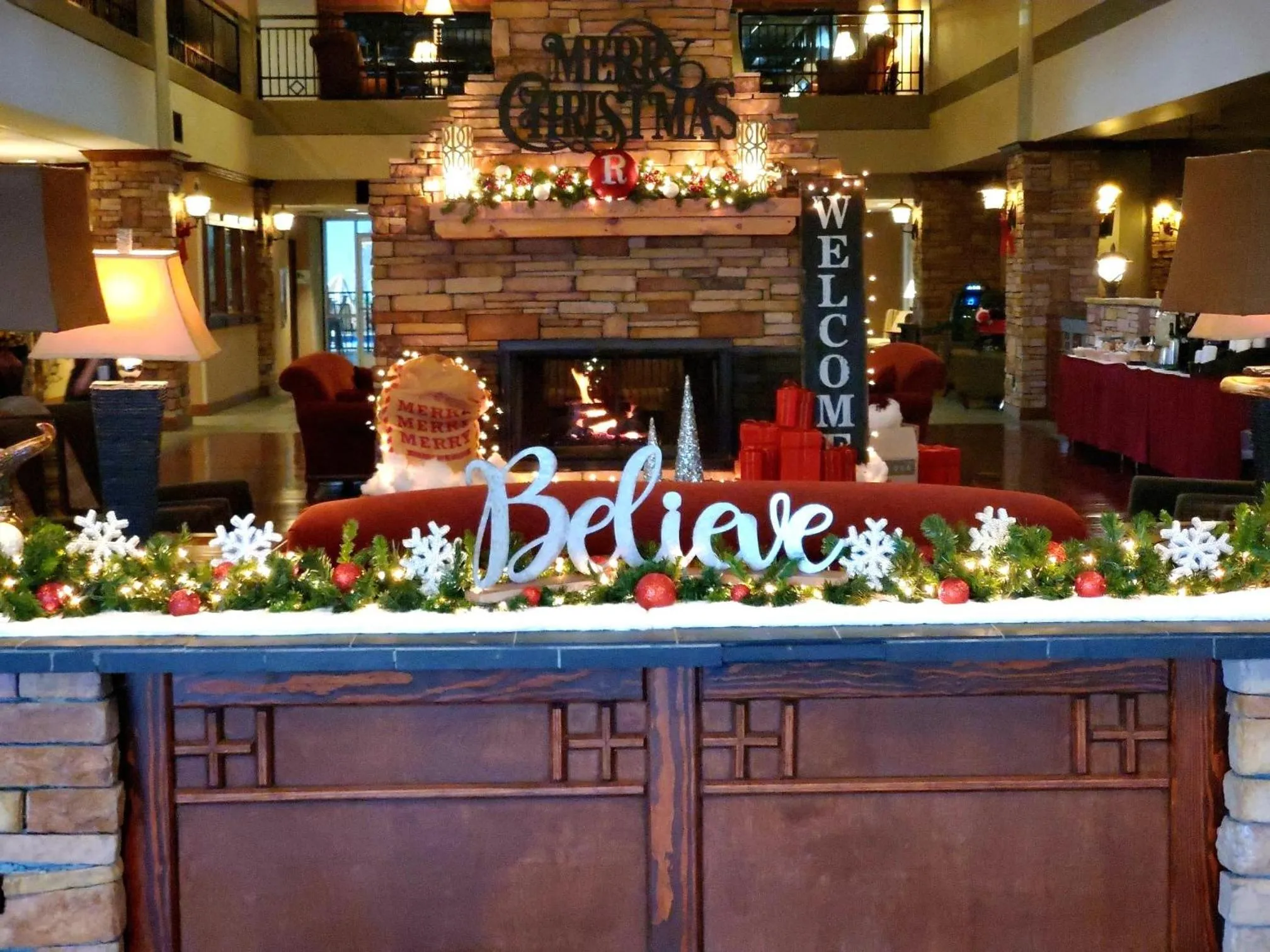 Winter in The Ramsey Hotel and Convention Center