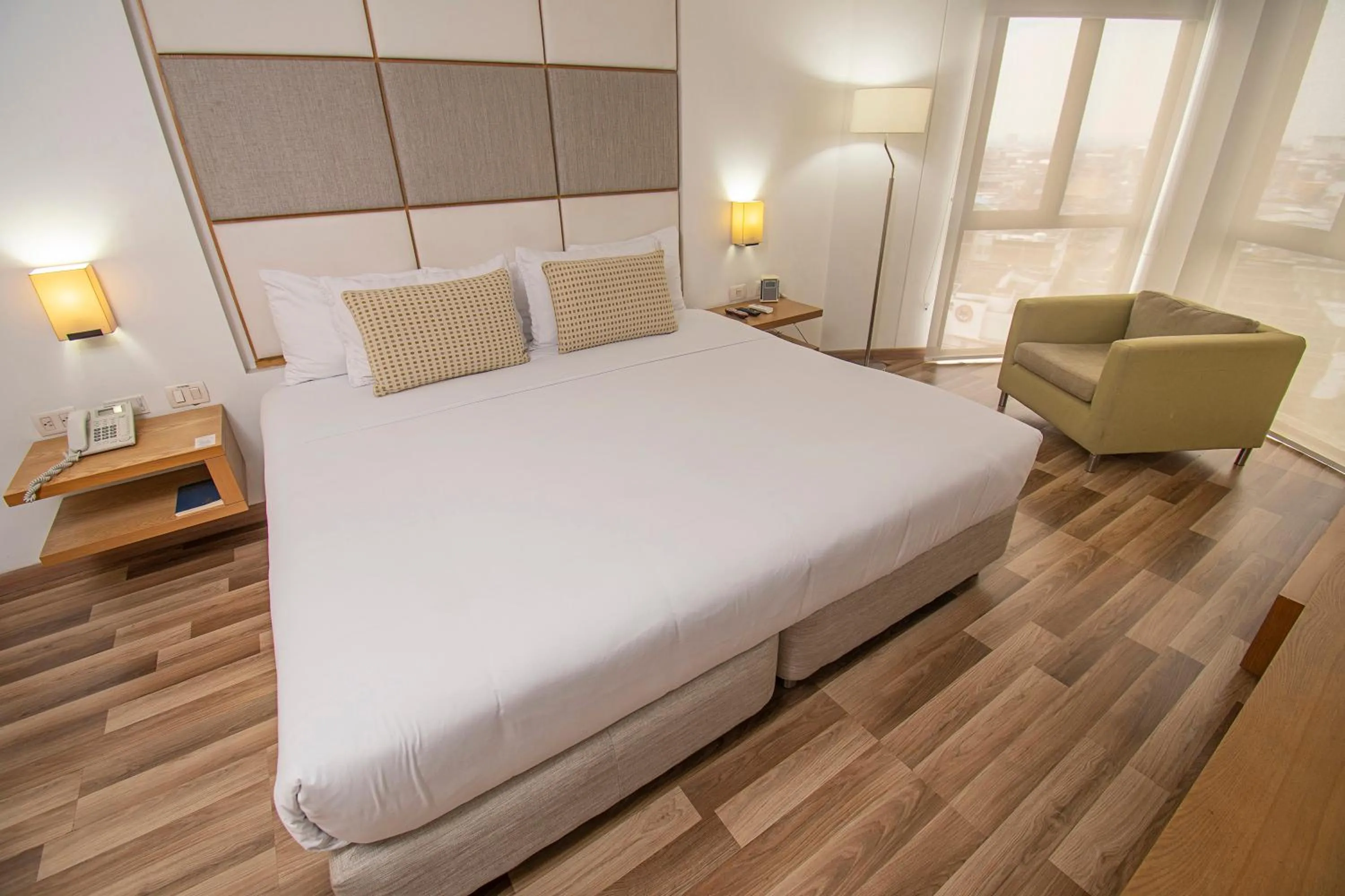 Bed in Hotel Cosmos Cali