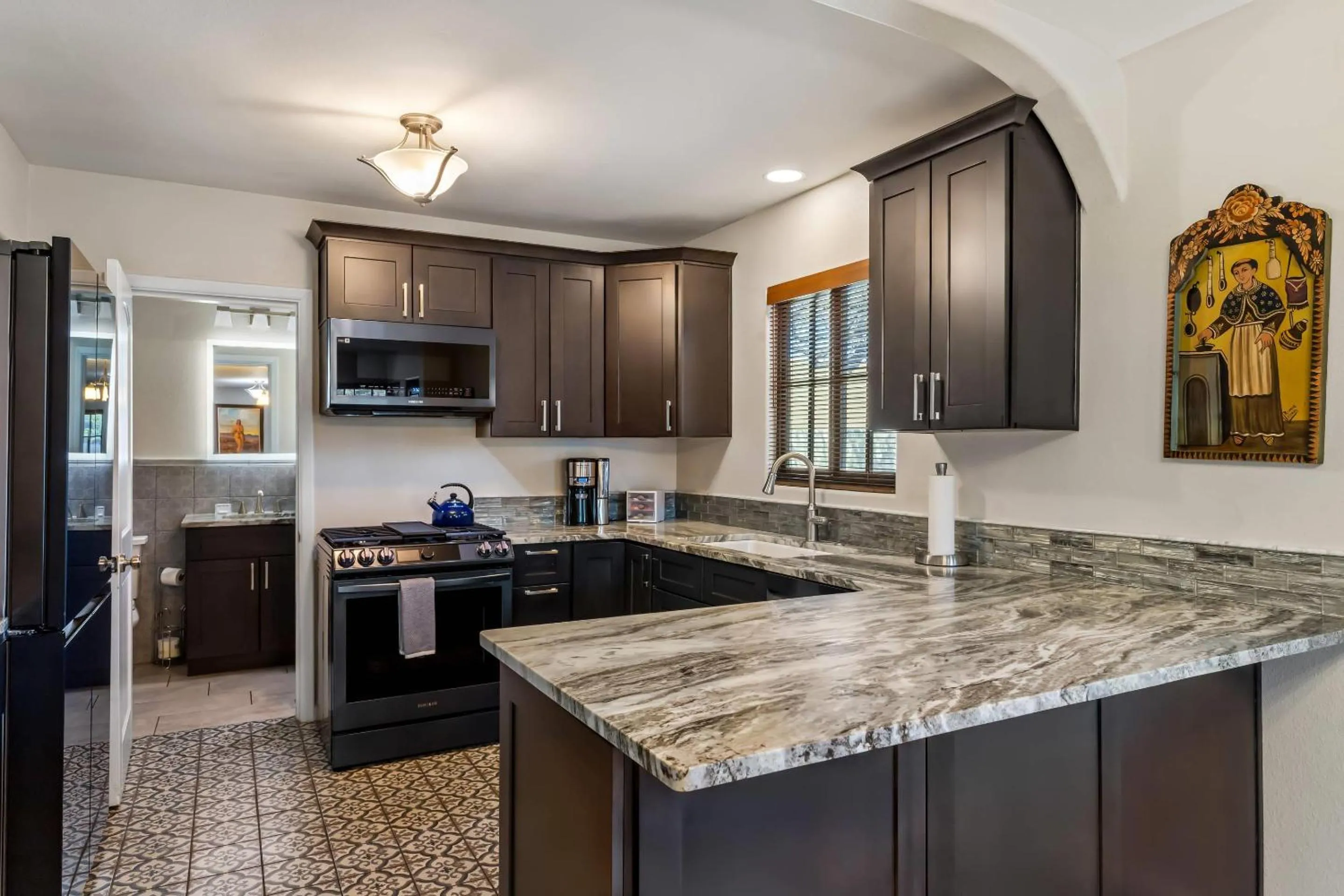 Bedroom in Casas de Suenos Old Town Historic Inn, an Ascend Collection Hotel