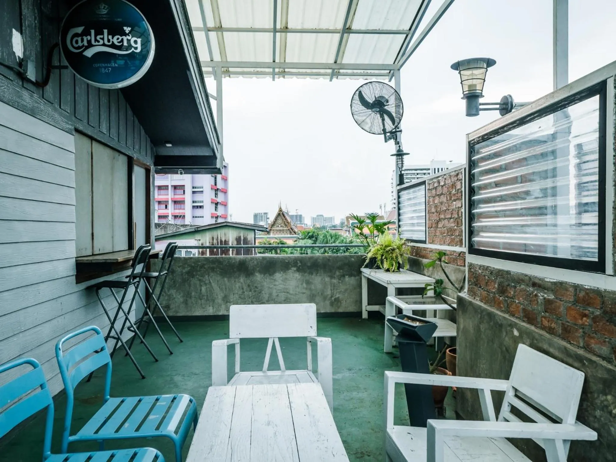 Property building in Zeds Hostel Bangkok