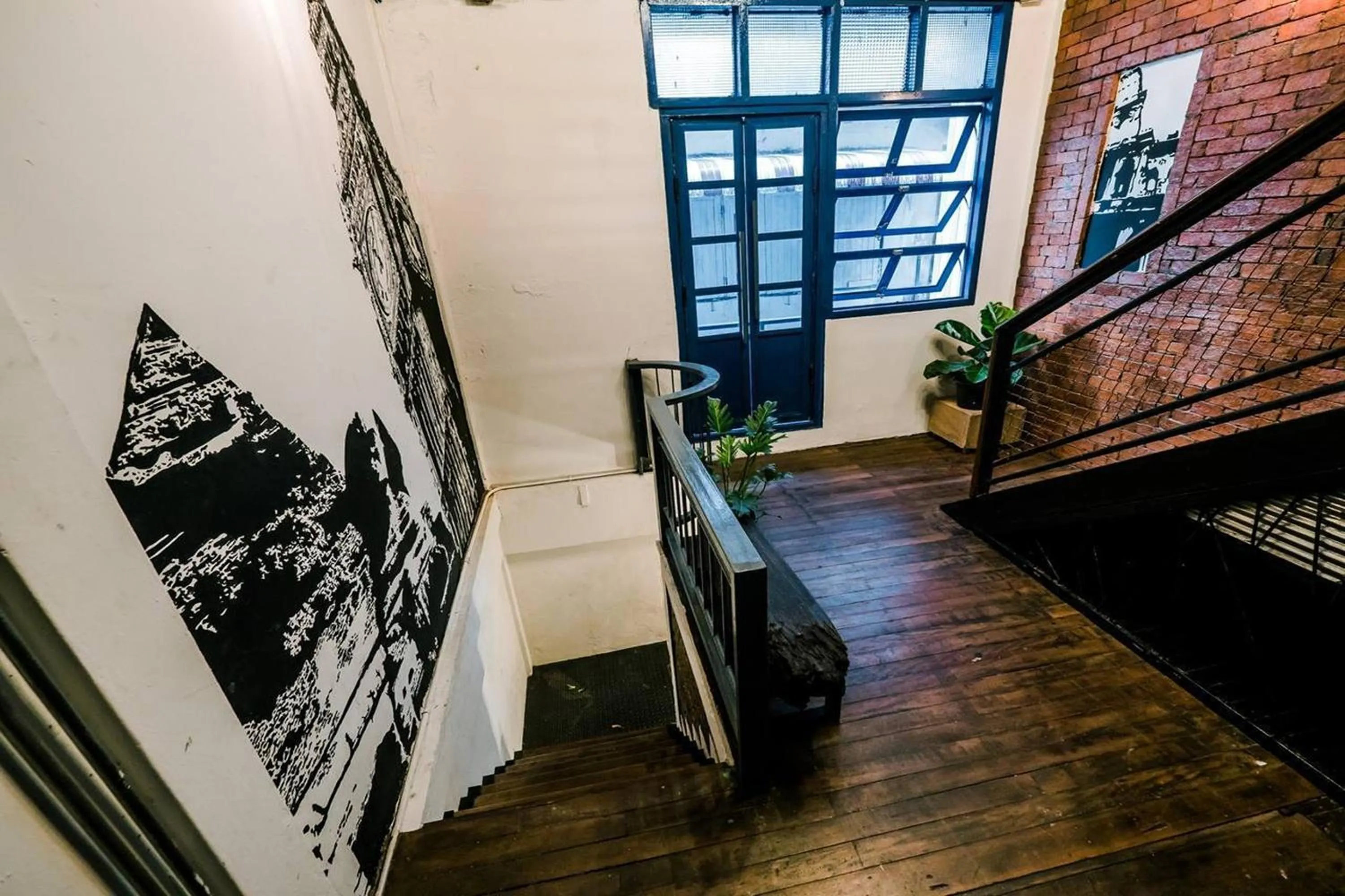 Floor plan in Zeds Hostel Bangkok