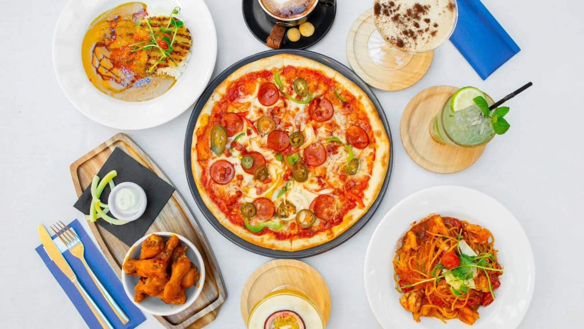 Restaurant/places to eat in The Strand Hotel, the former residence of Oscar Wilde