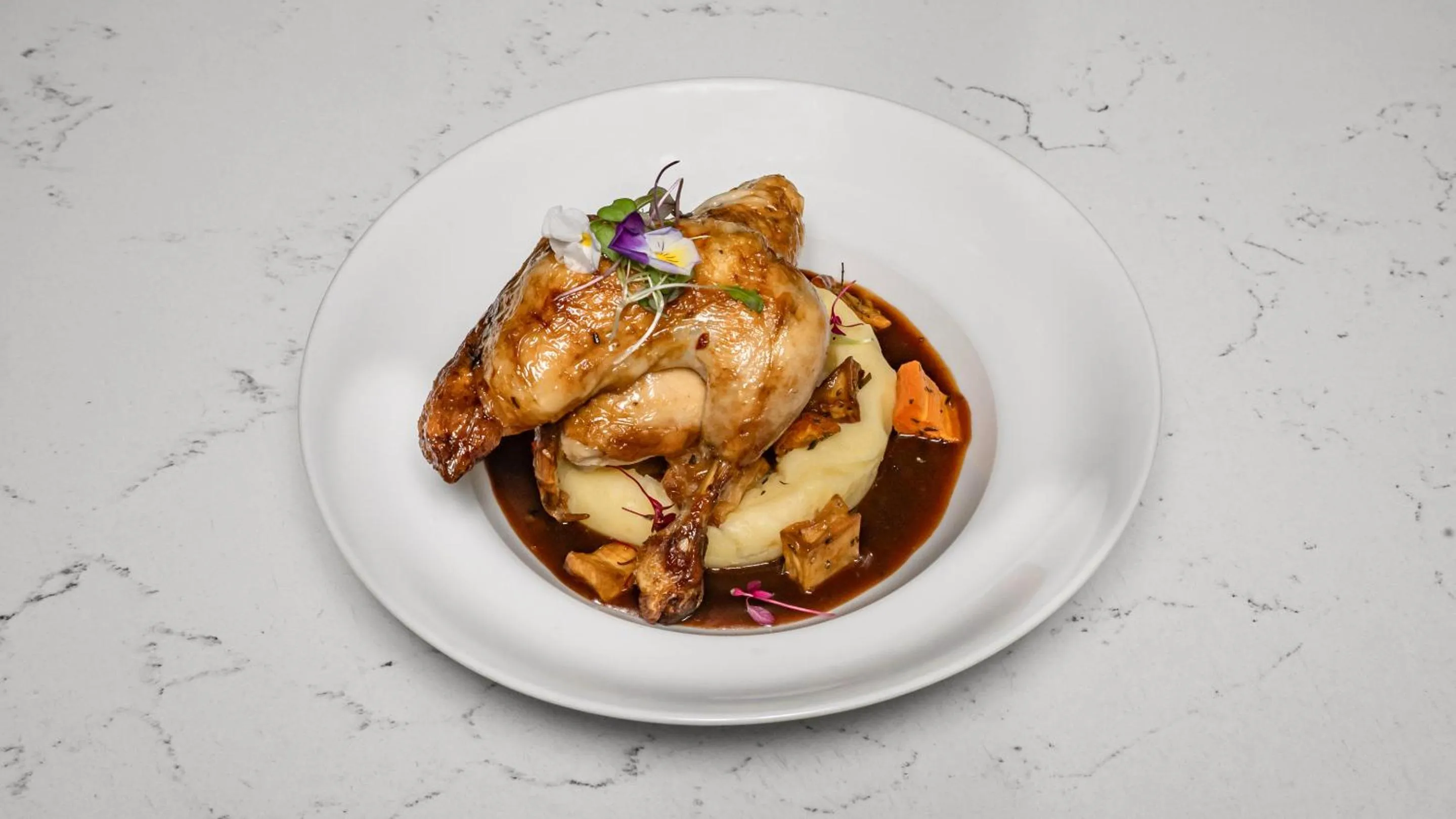 Food and drinks in The Strand Hotel, the former residence of Oscar Wilde