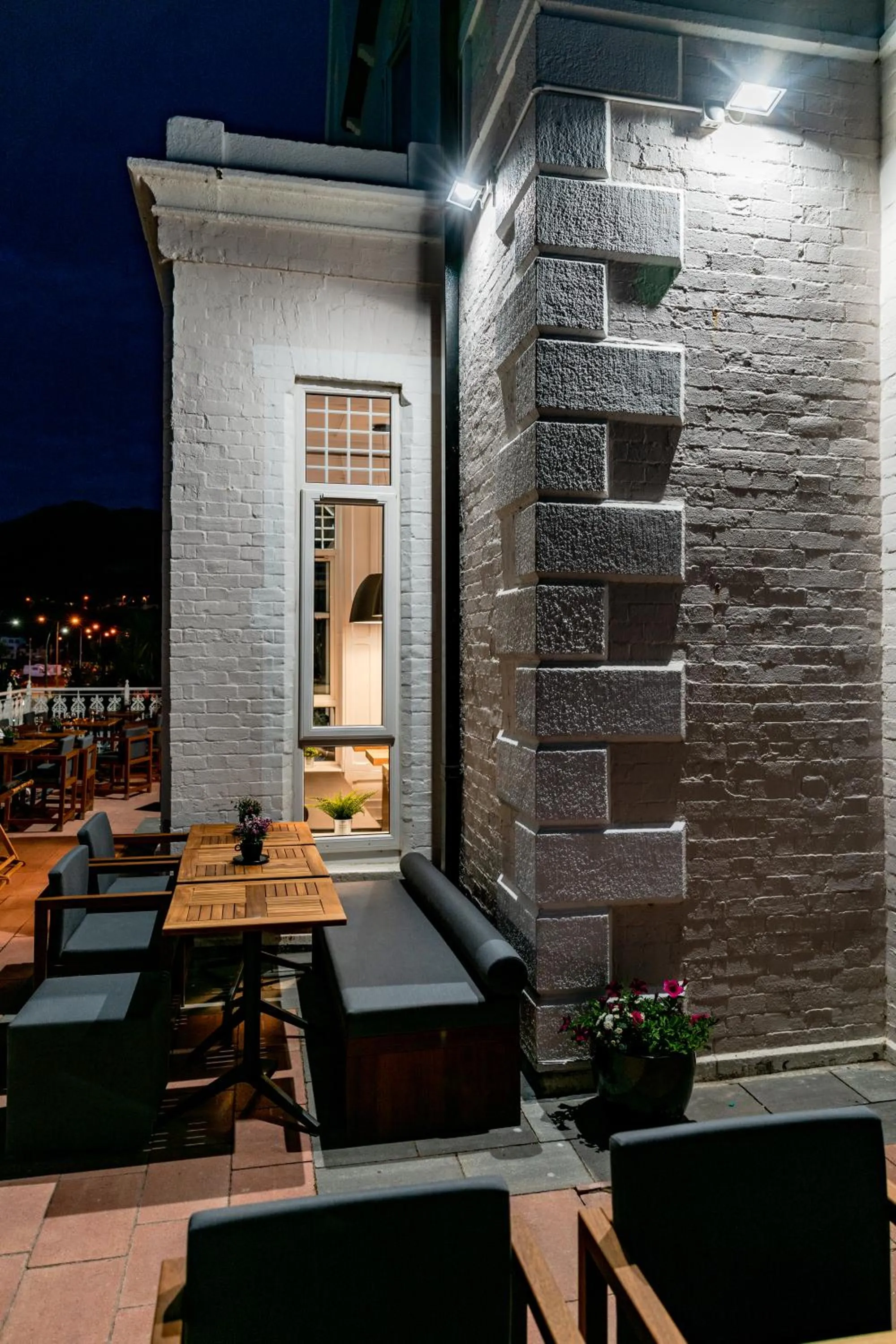 Balcony/Terrace in The Strand Hotel, the former residence of Oscar Wilde