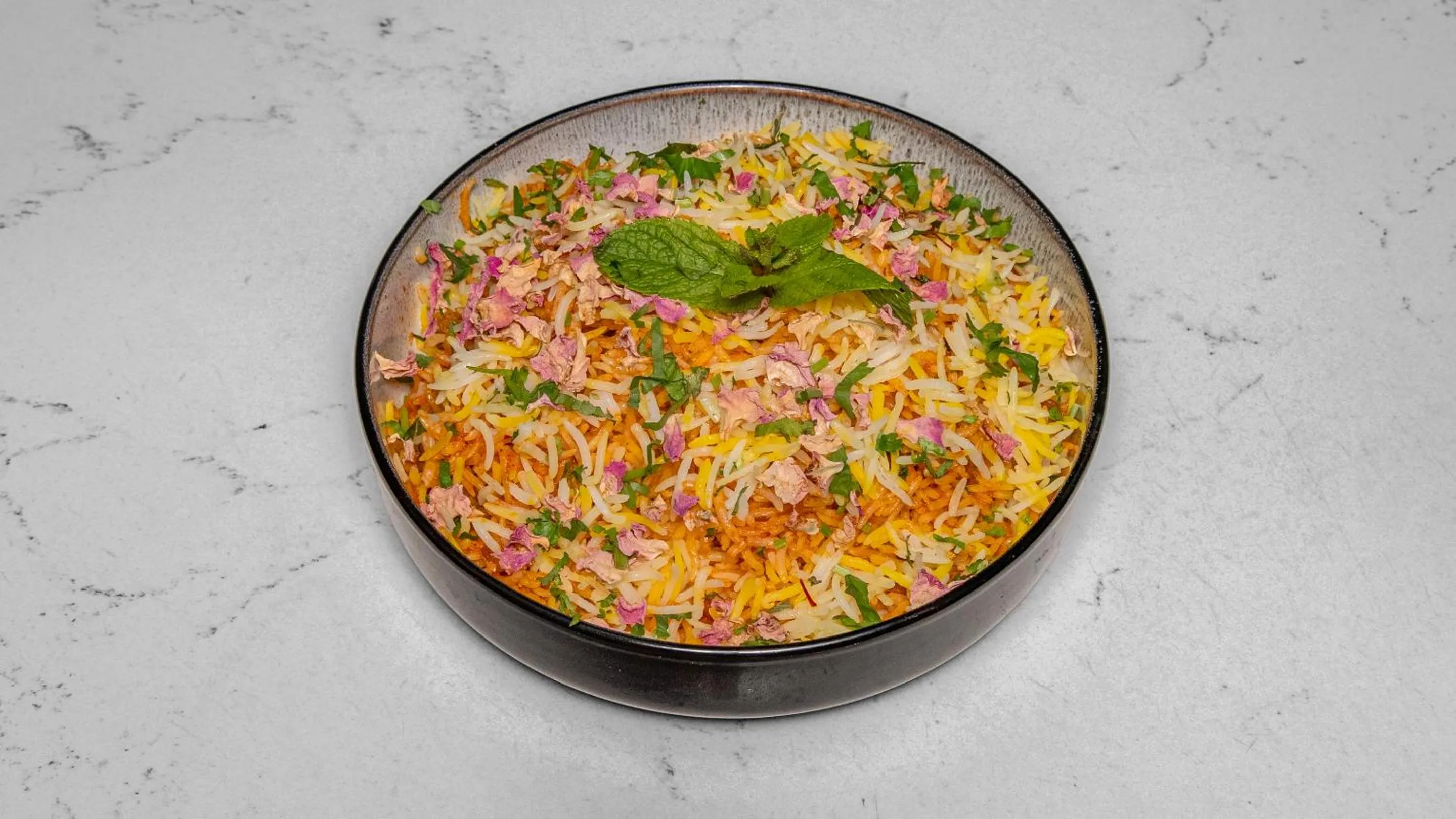 Food in The Strand Hotel, the former residence of Oscar Wilde