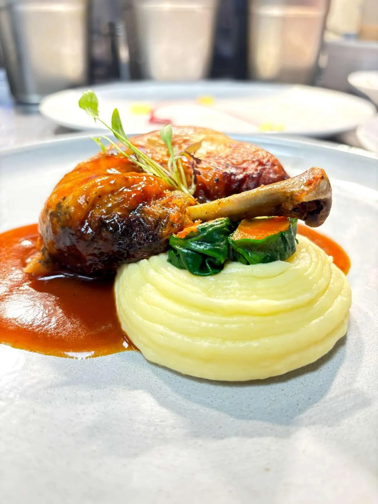 Food and drinks in The Strand Hotel, the former residence of Oscar Wilde