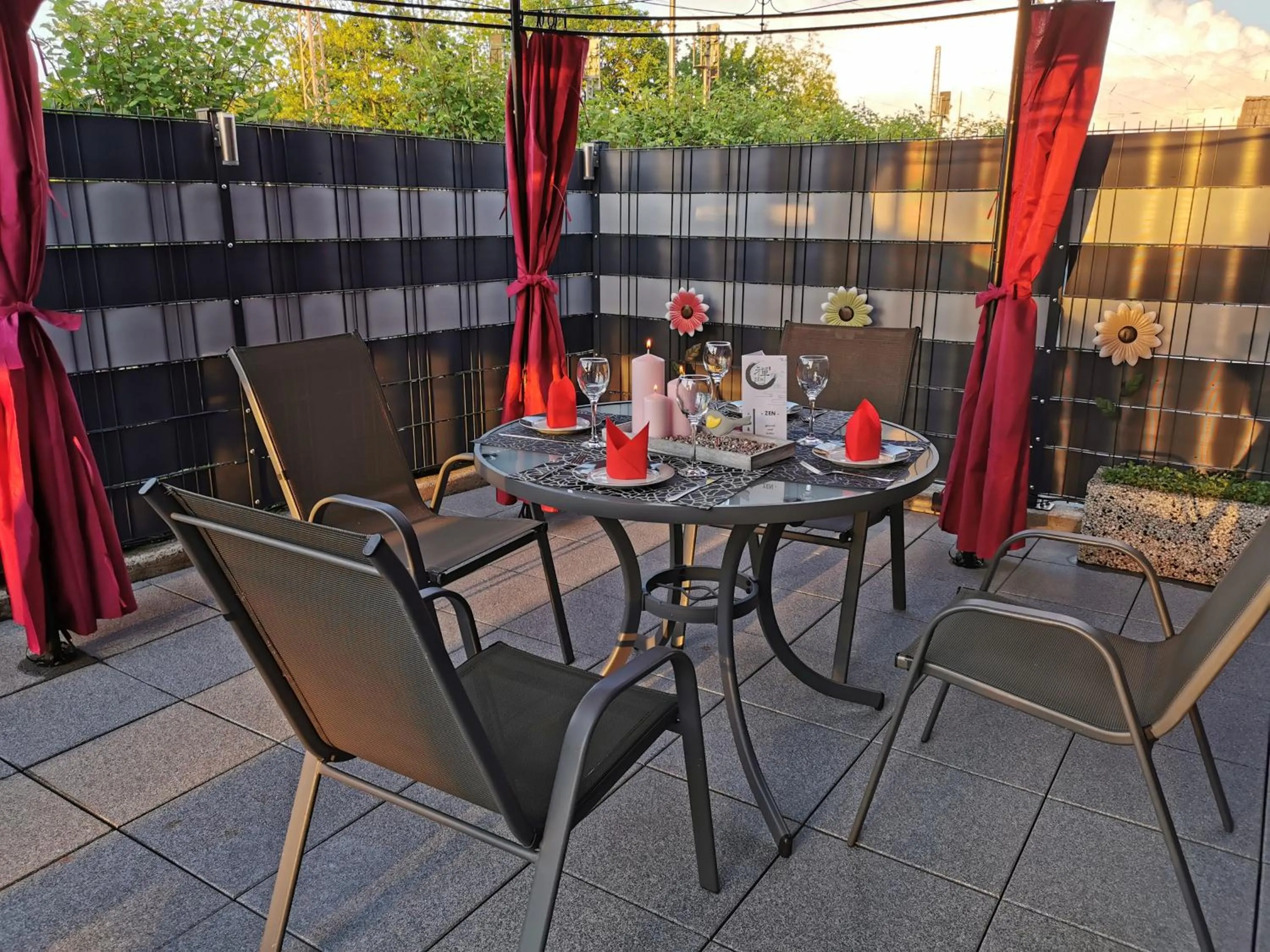 Balcony/Terrace in Minsu Hotel