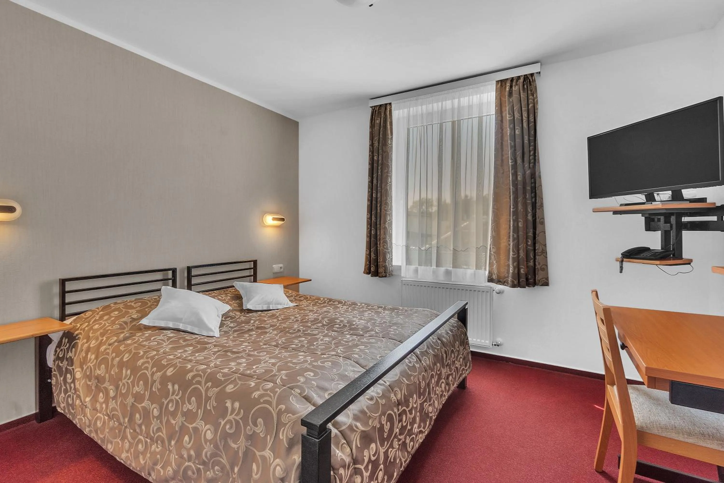 Bed in Hotel Za Vodou