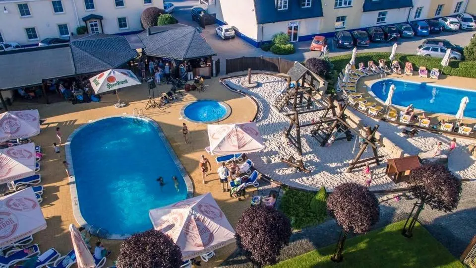 Bird's eye view in Hotel Za Vodou