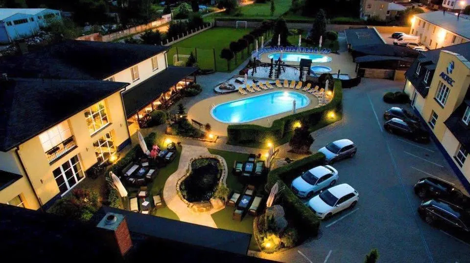 Garden view in Hotel Za Vodou