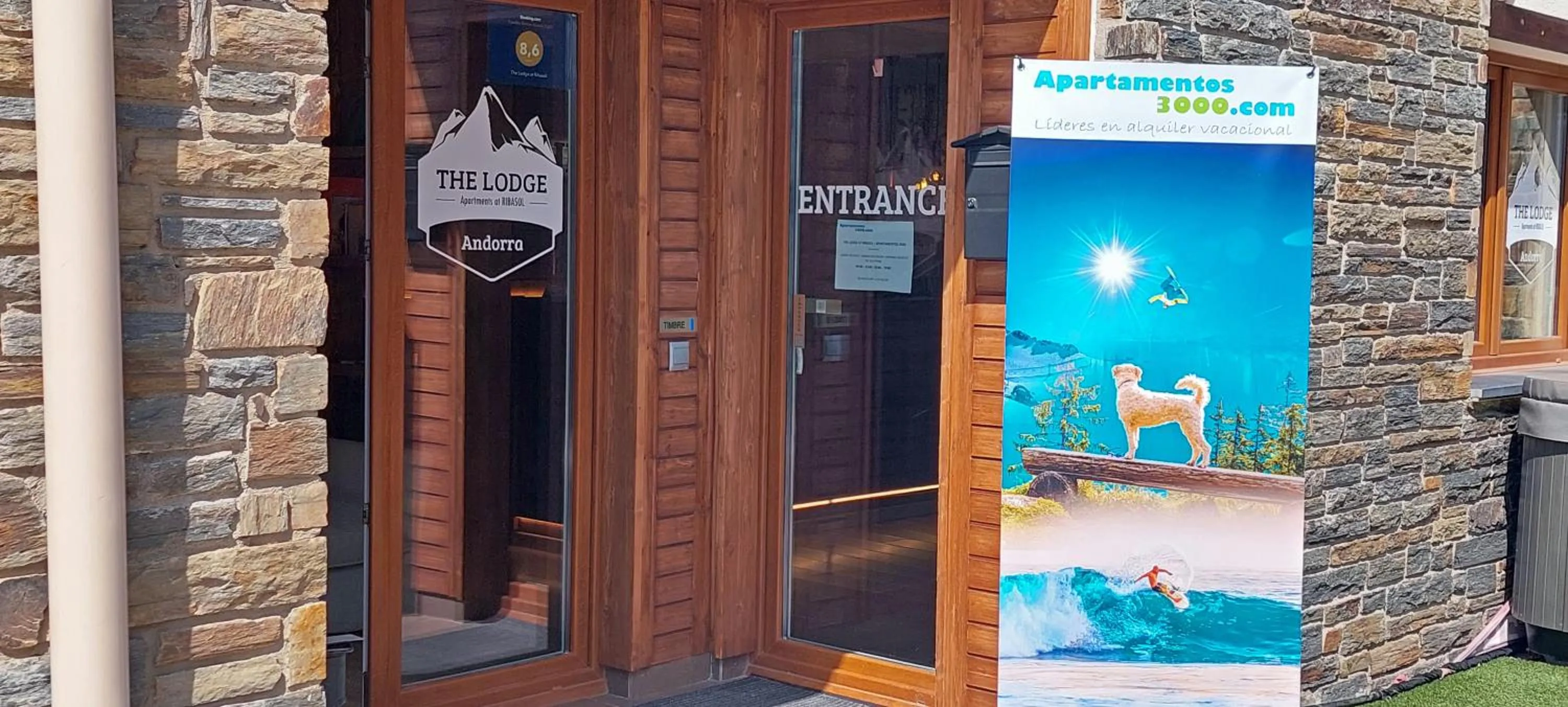 Lobby or reception in The Lodge at Ribasol