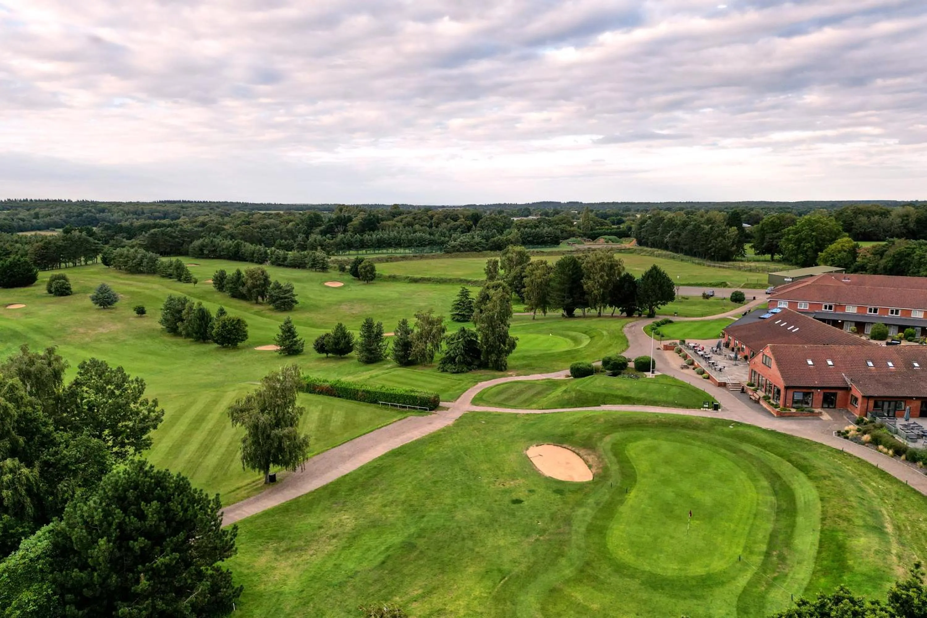 Property building in Wensum Valley Hotel Golf and Country Club