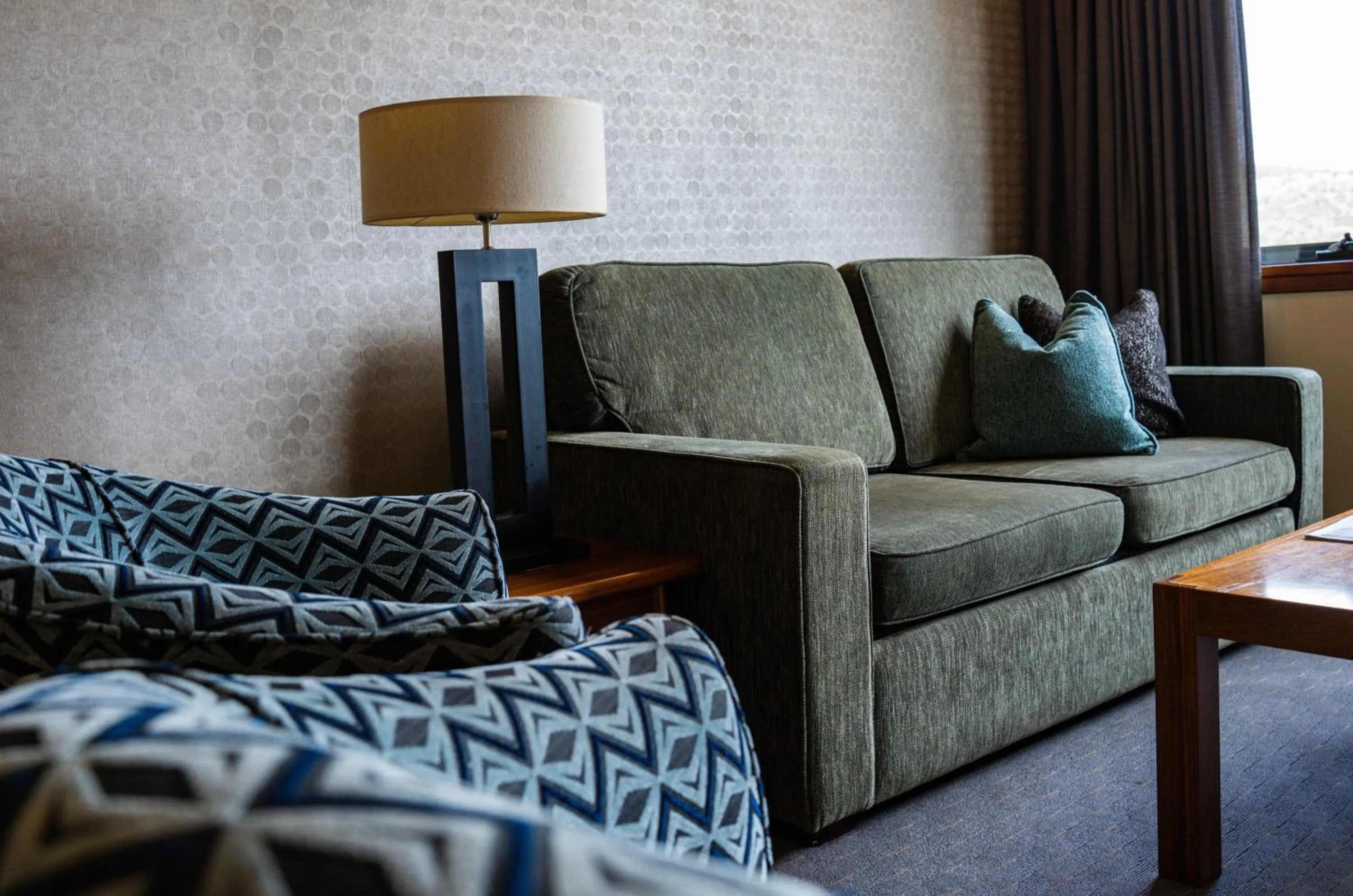 Seating area in Arkaba Hotel