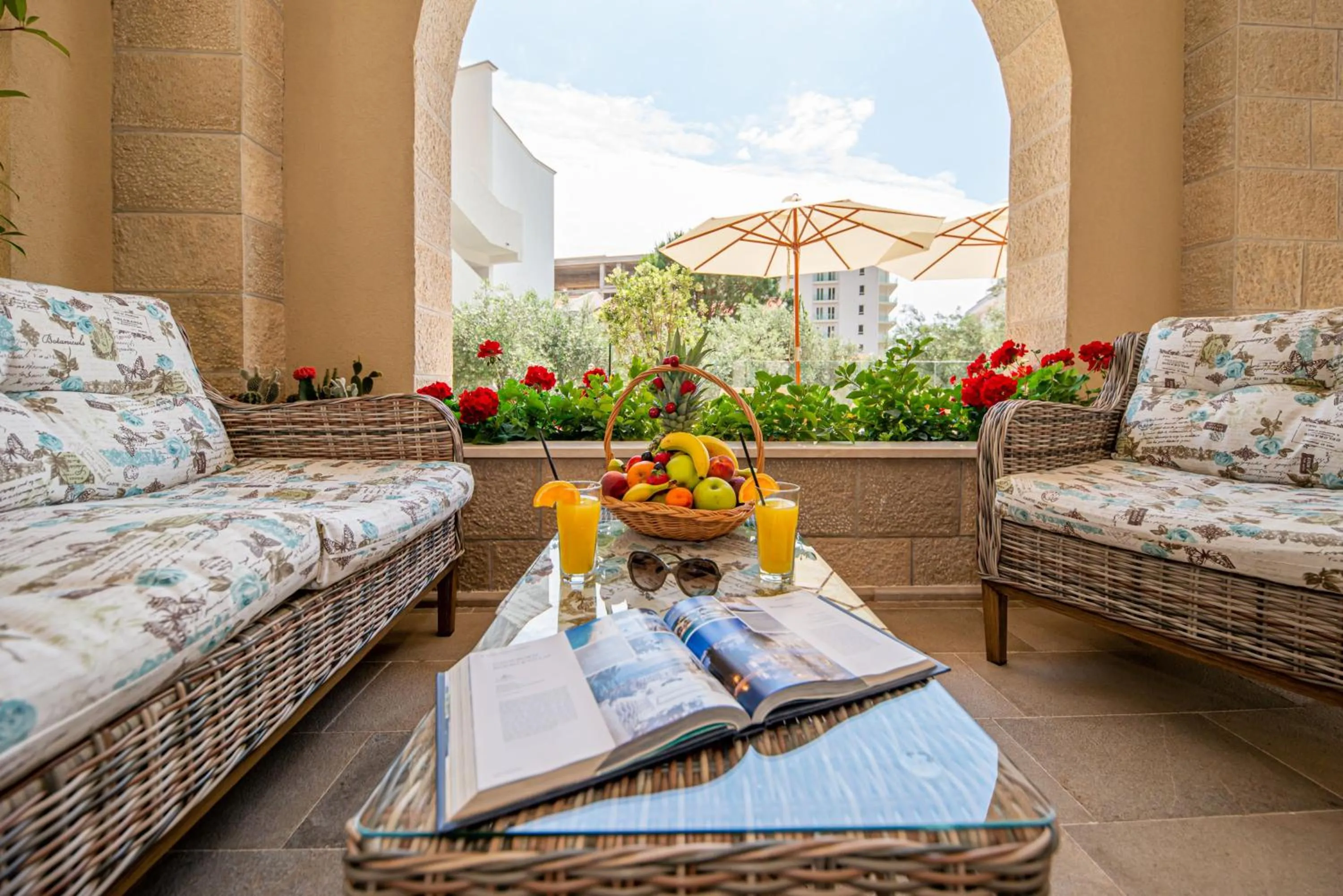Patio in B&B Amfora