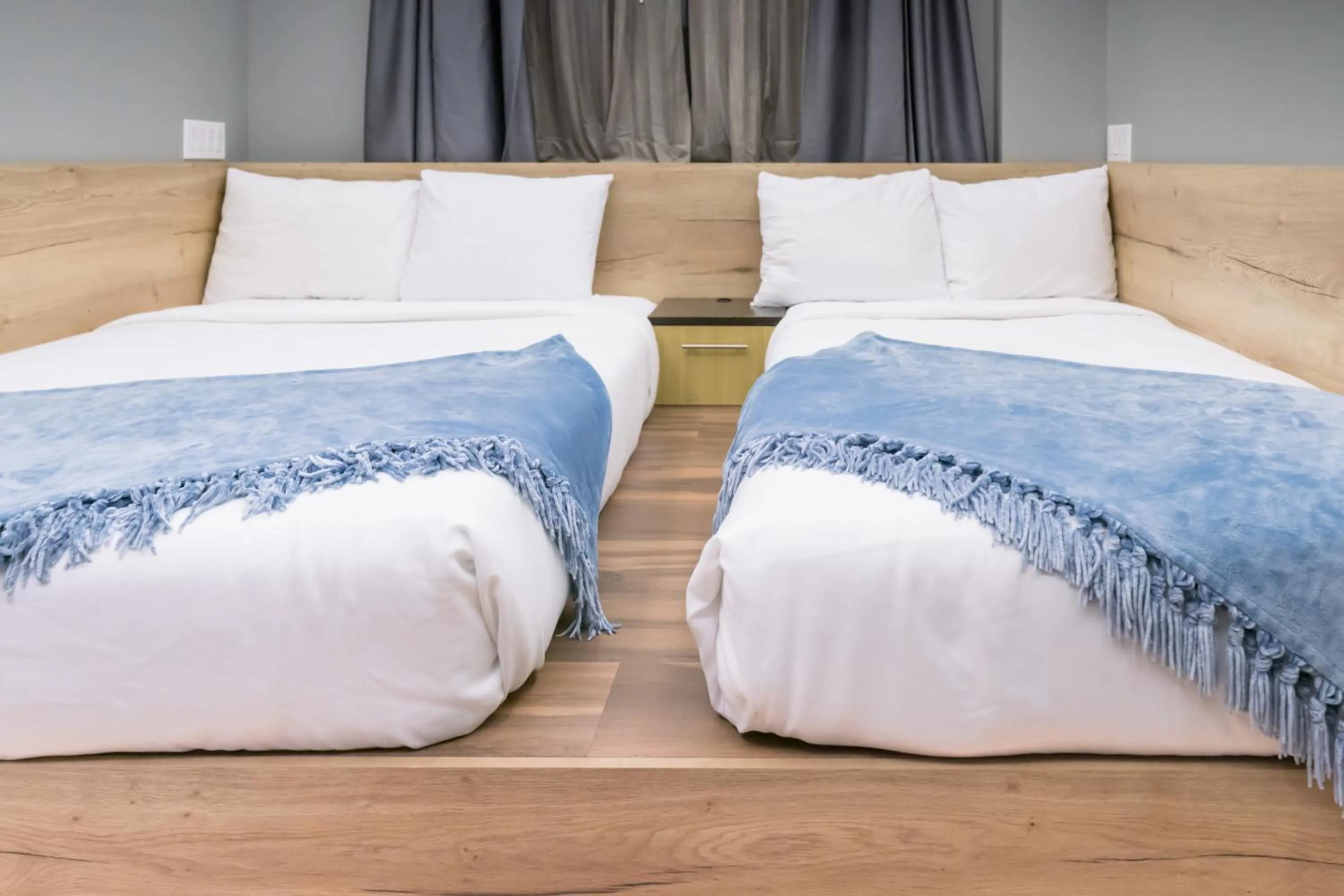 Photo of the whole room, Bed in Madison LES Hotel