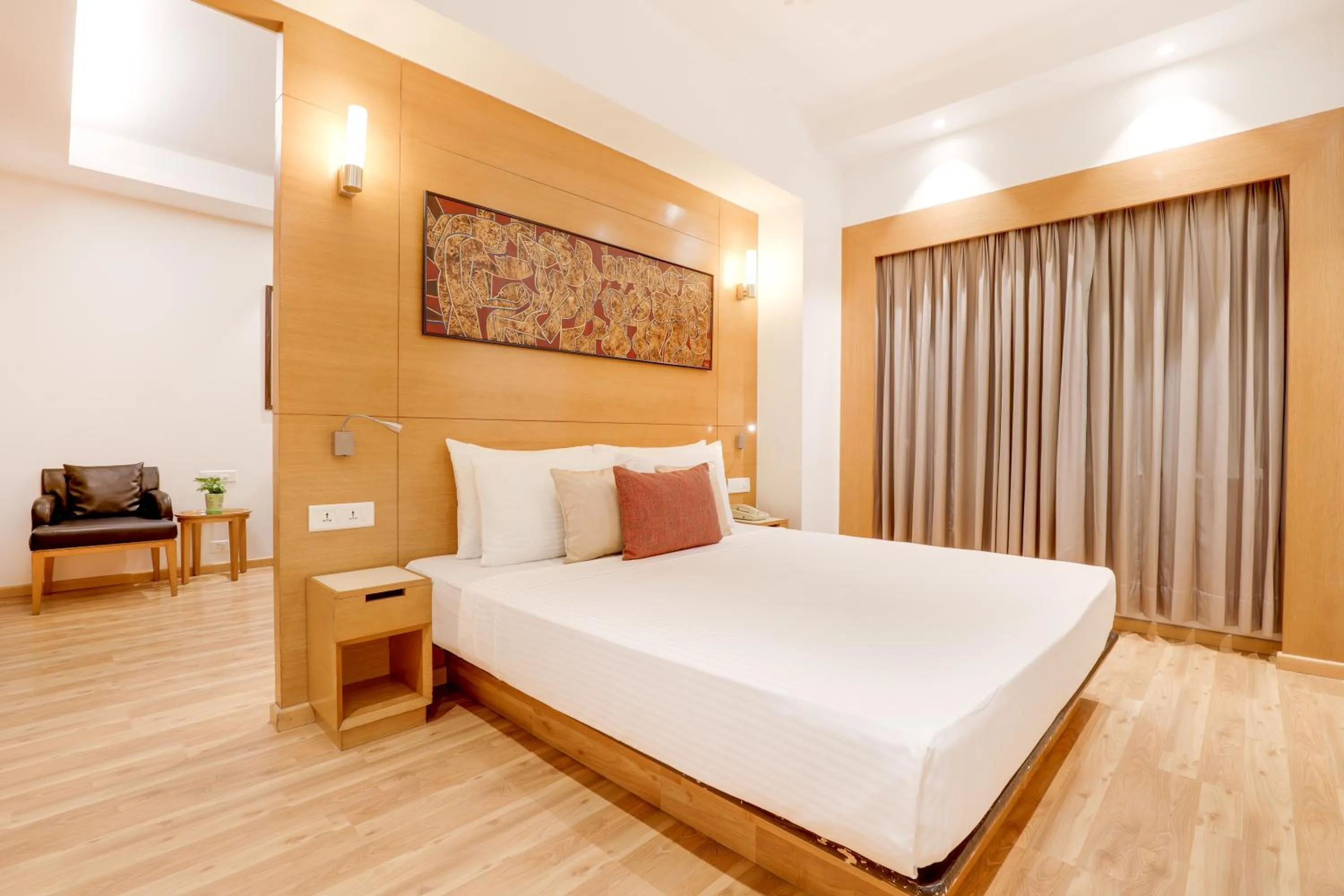 Bedroom, Bed in Lemon Tree Hotel Chandigarh