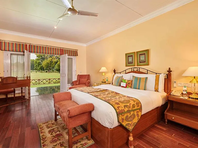 Bed in The LaLit Grand Palace Srinagar