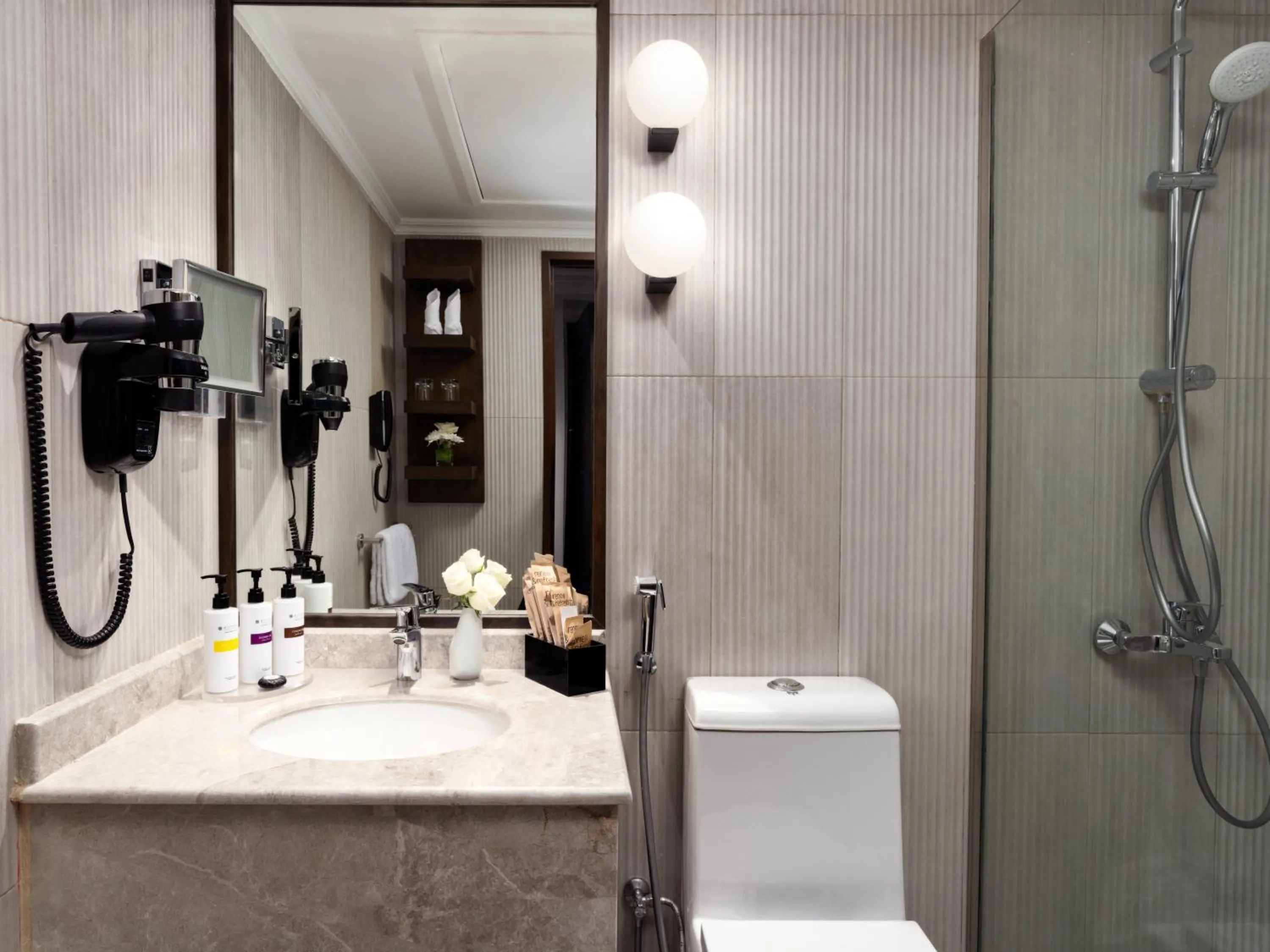 Bathroom in ZamZam Pullman Makkah