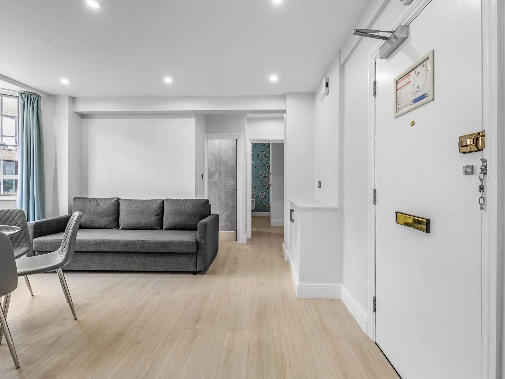 Living room in Chelsea Cloisters Serviced Apartments