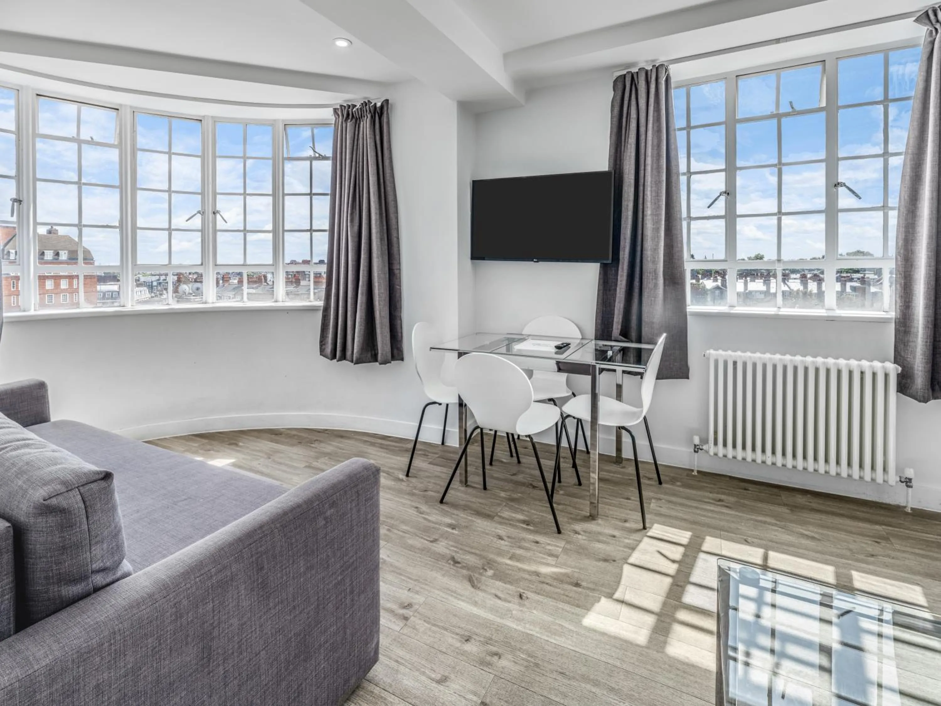 Seating area in Chelsea Cloisters Serviced Apartments