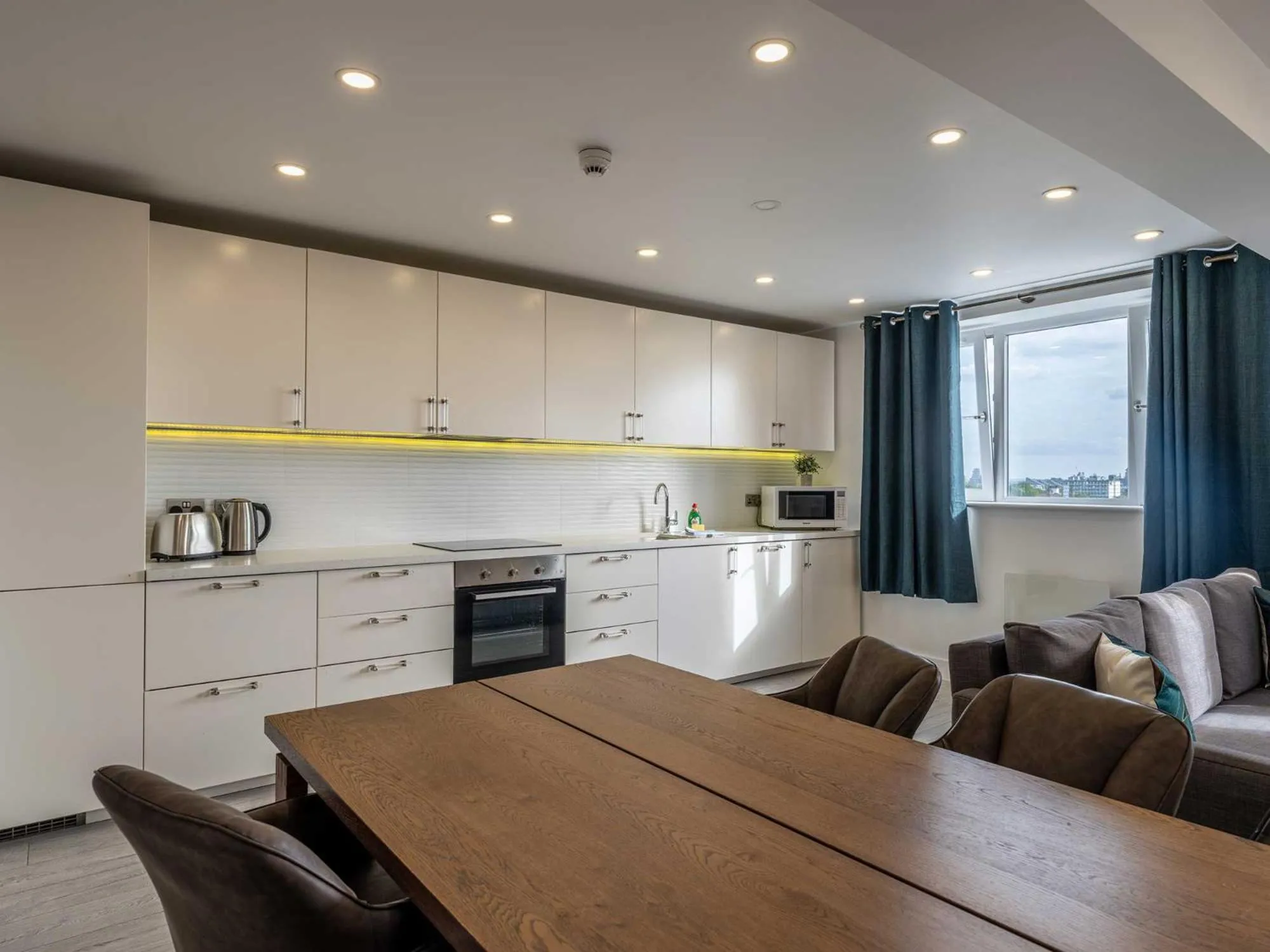 Living room in Chelsea Cloisters Serviced Apartments