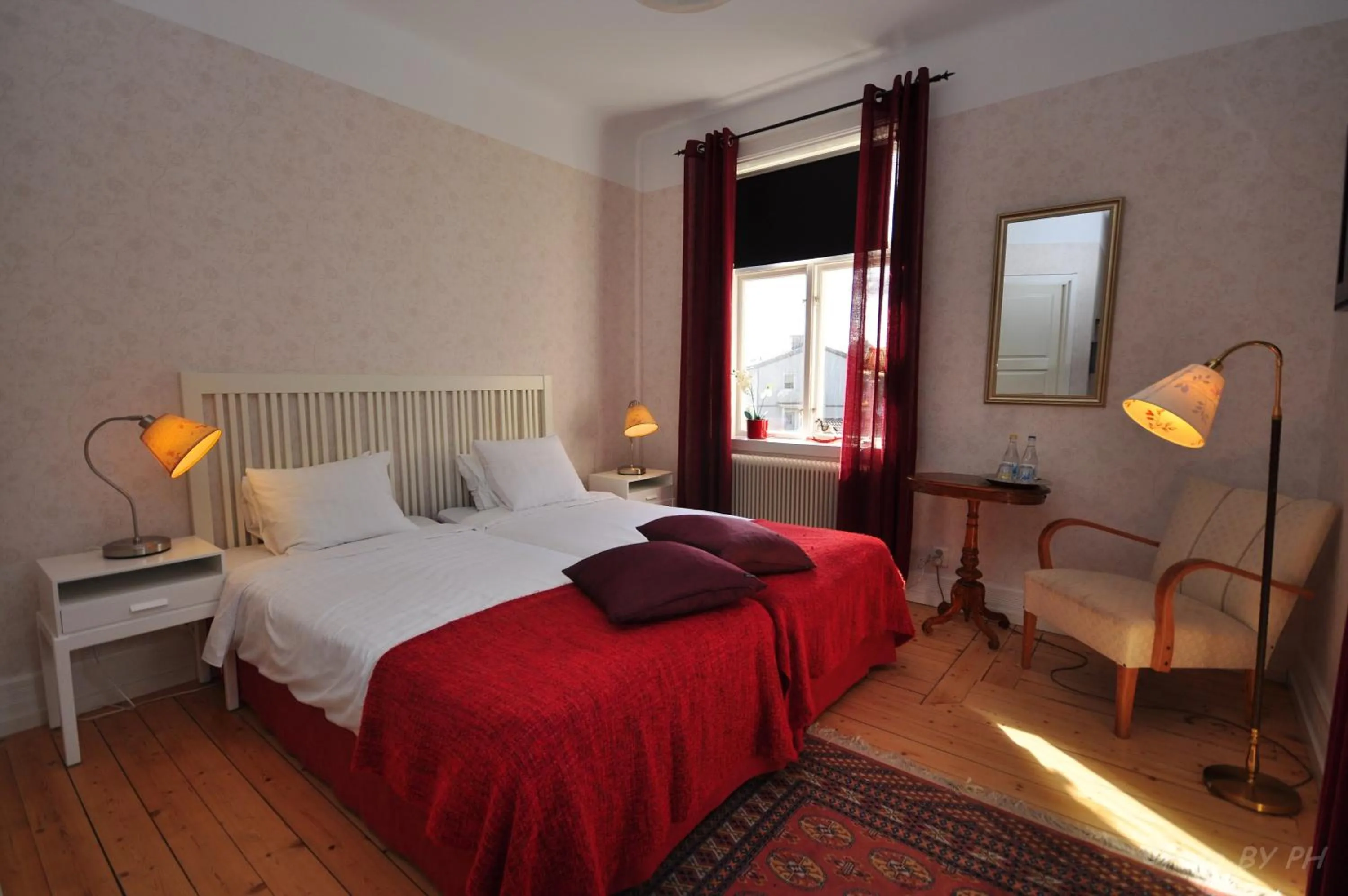 Bedroom, Bed in Pensionat Prästgården