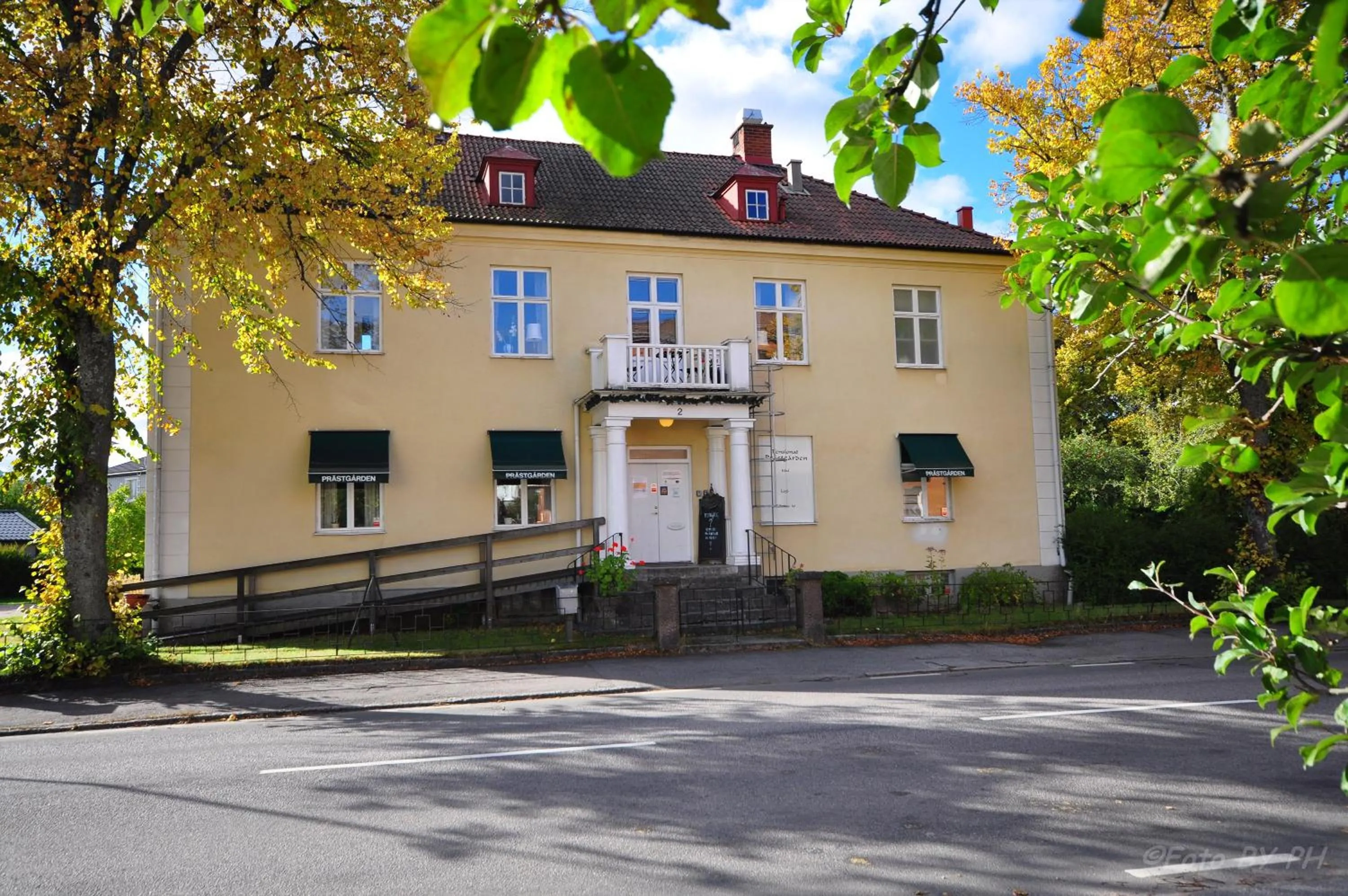 Facade/entrance in Pensionat Prästgården