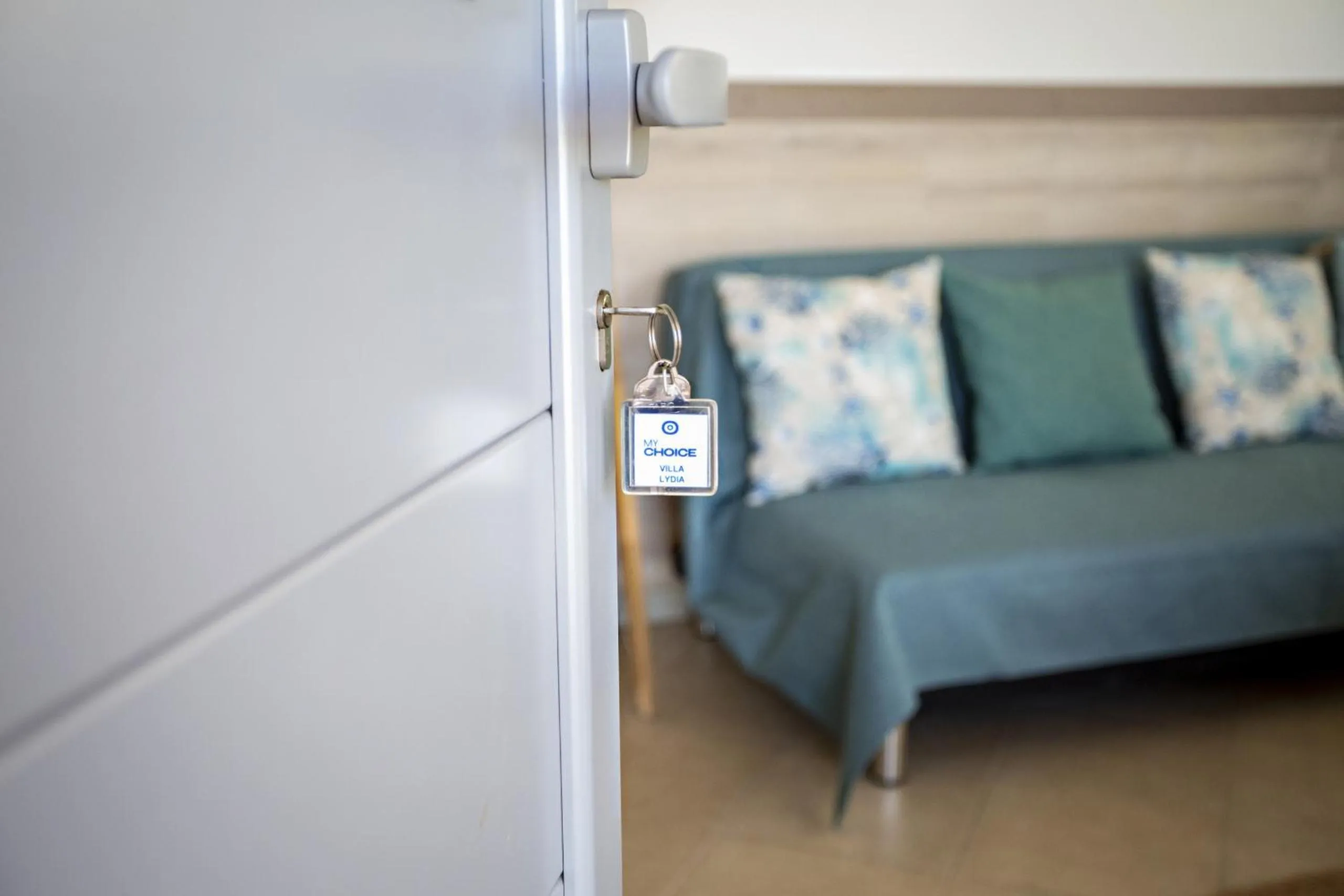 Decorative detail, Bed in Villa Lydia