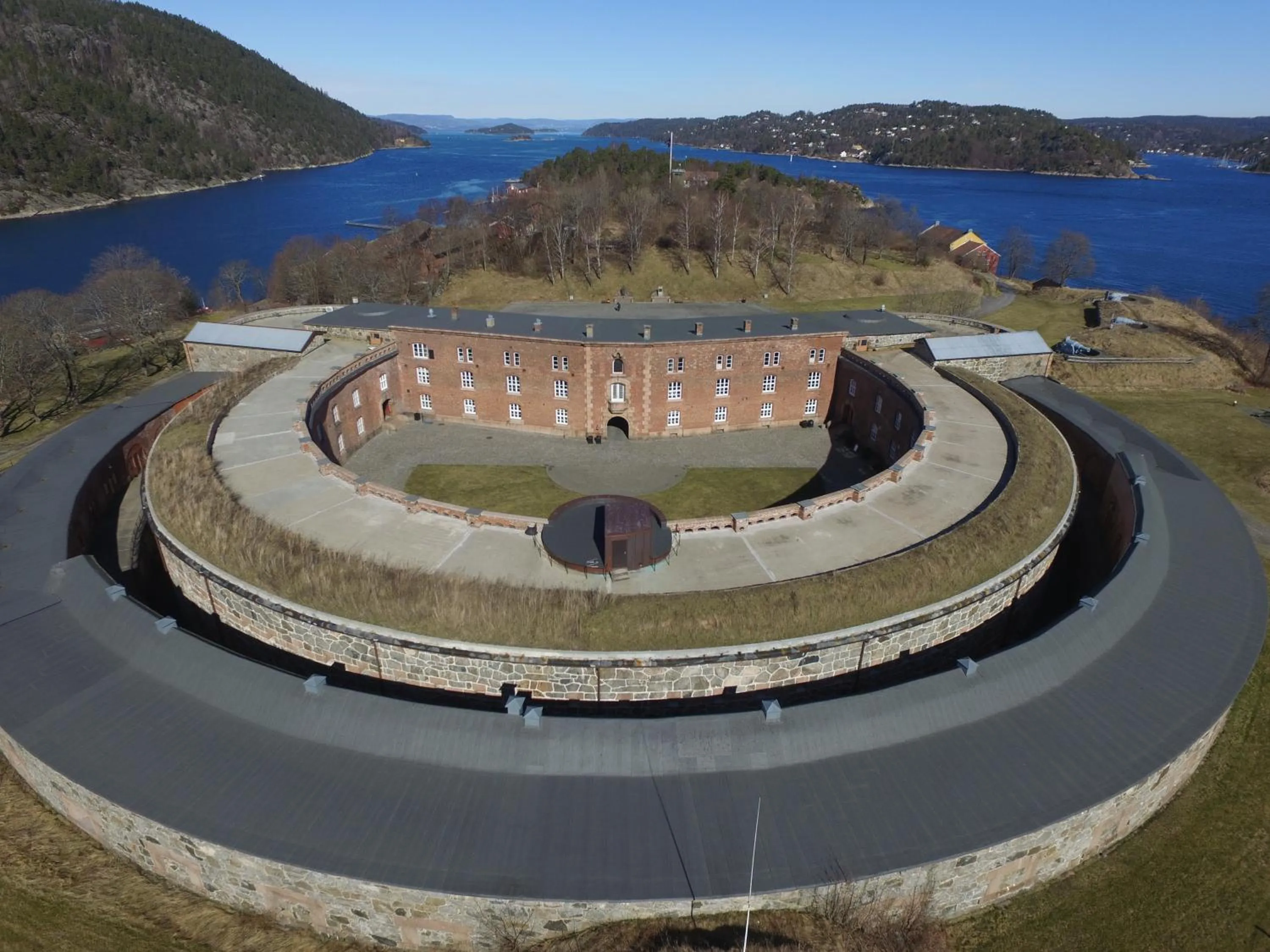 Bird's eye view in Oscarsborg Castle Hotel & Resort