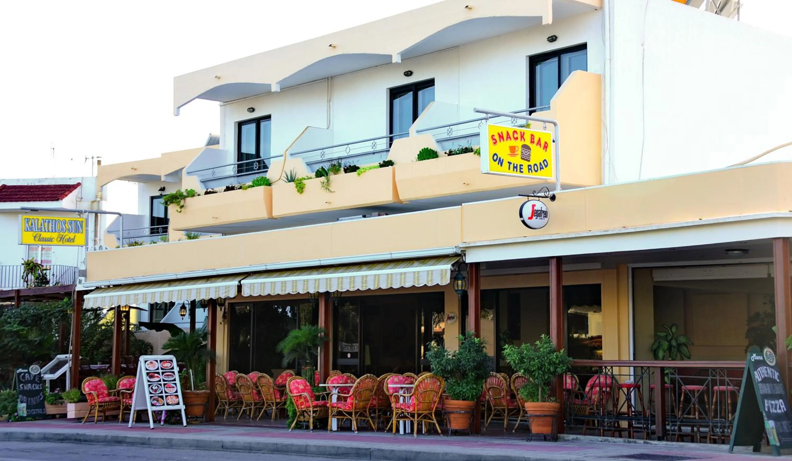 Food and drinks in Kalathos Sun Hotel