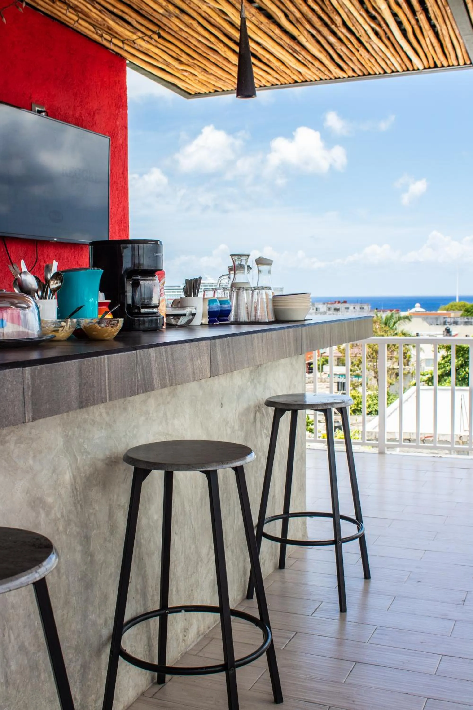 Patio in Hotel Pal Cozumel