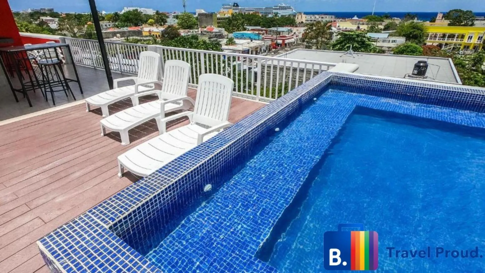 Swimming pool in Hotel Pal Cozumel
