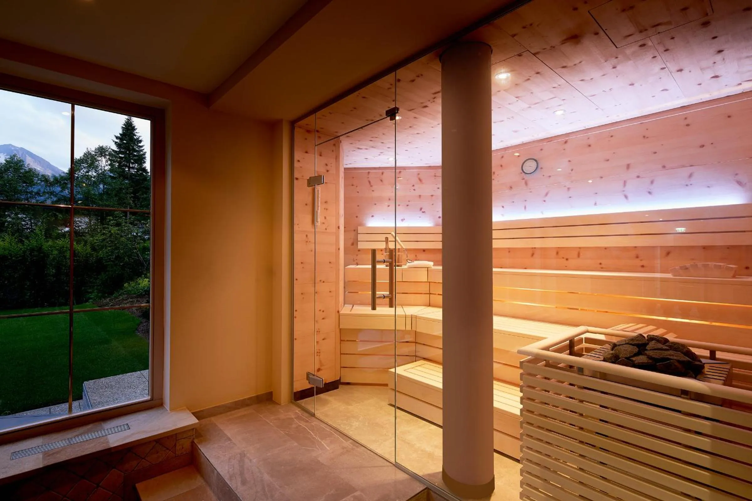 Sauna in Adler Inn Tyrol Mountain Resort SUPERIOR