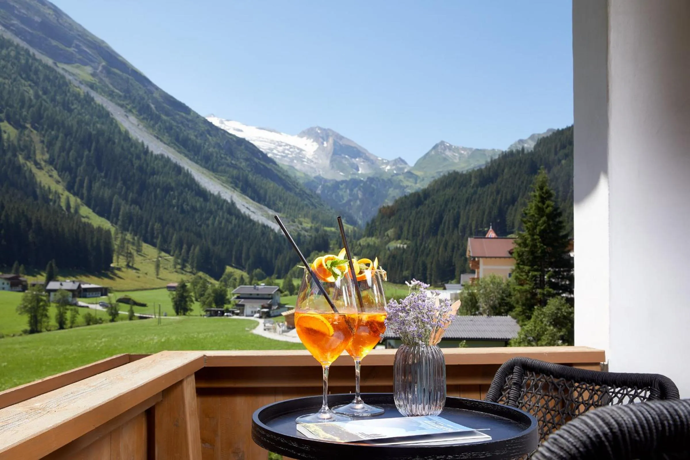 Balcony/Terrace in Adler Inn Tyrol Mountain Resort SUPERIOR