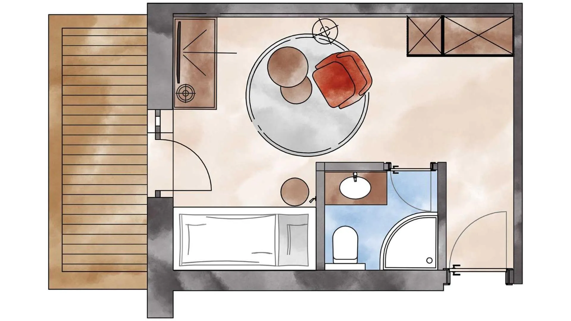 Floor plan in Adler Inn Tyrol Mountain Resort SUPERIOR