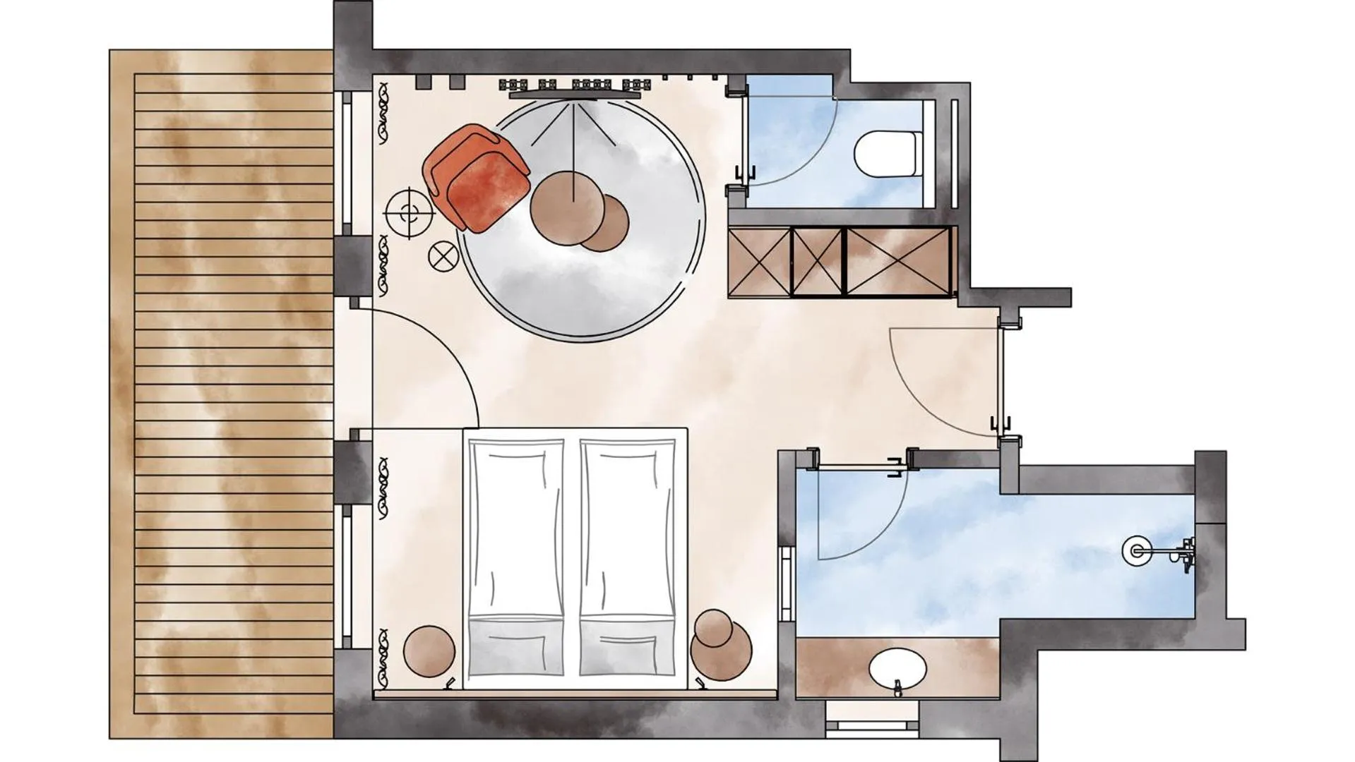 Floor plan in Adler Inn Tyrol Mountain Resort SUPERIOR