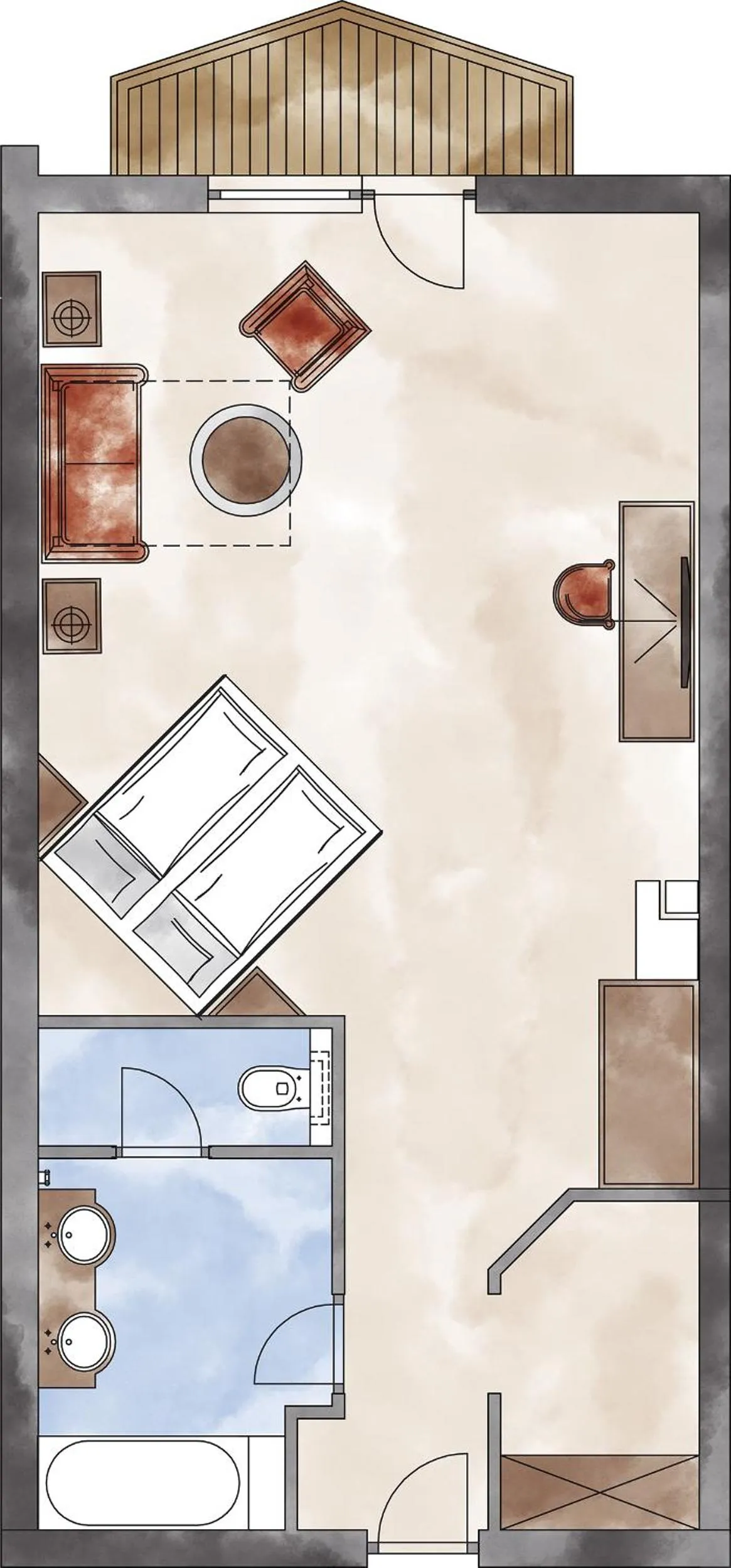 Floor plan in Adler Inn Tyrol Mountain Resort SUPERIOR