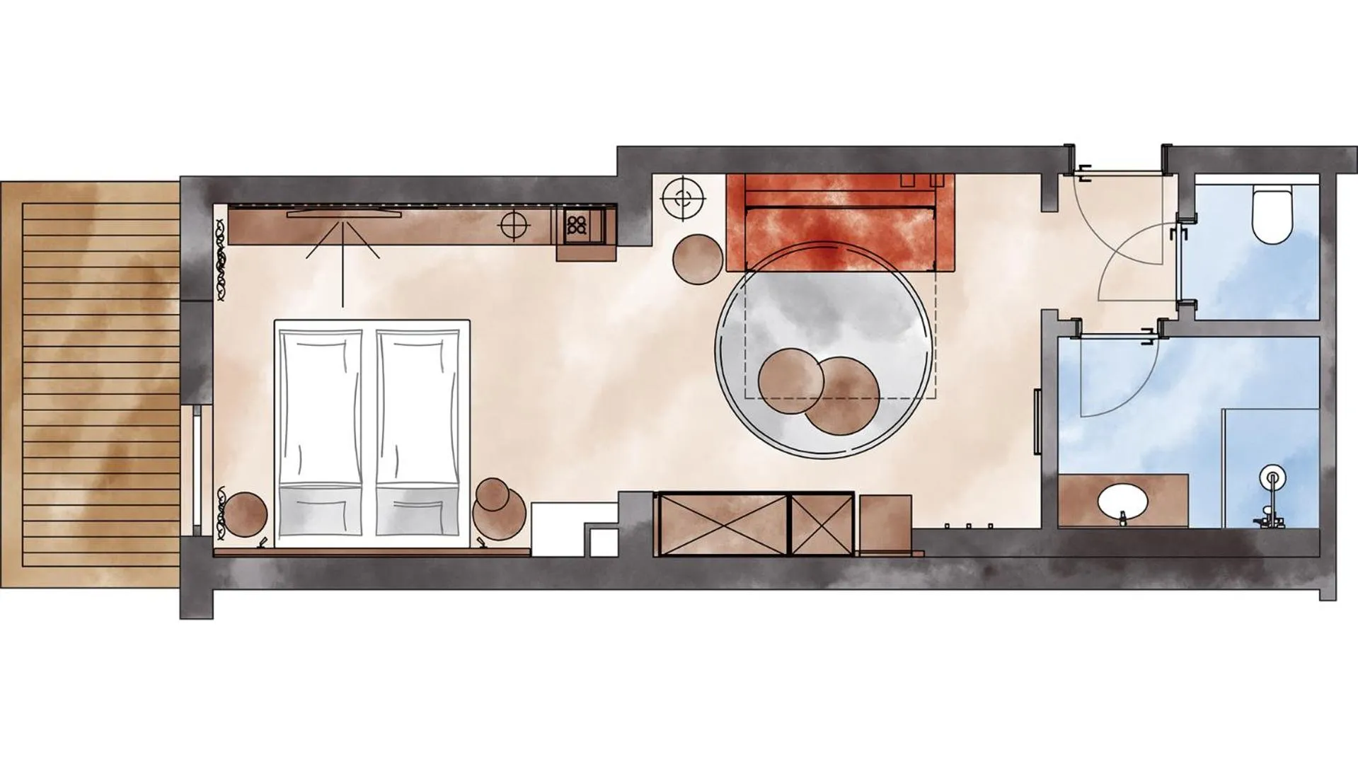 Floor plan in Adler Inn Tyrol Mountain Resort SUPERIOR