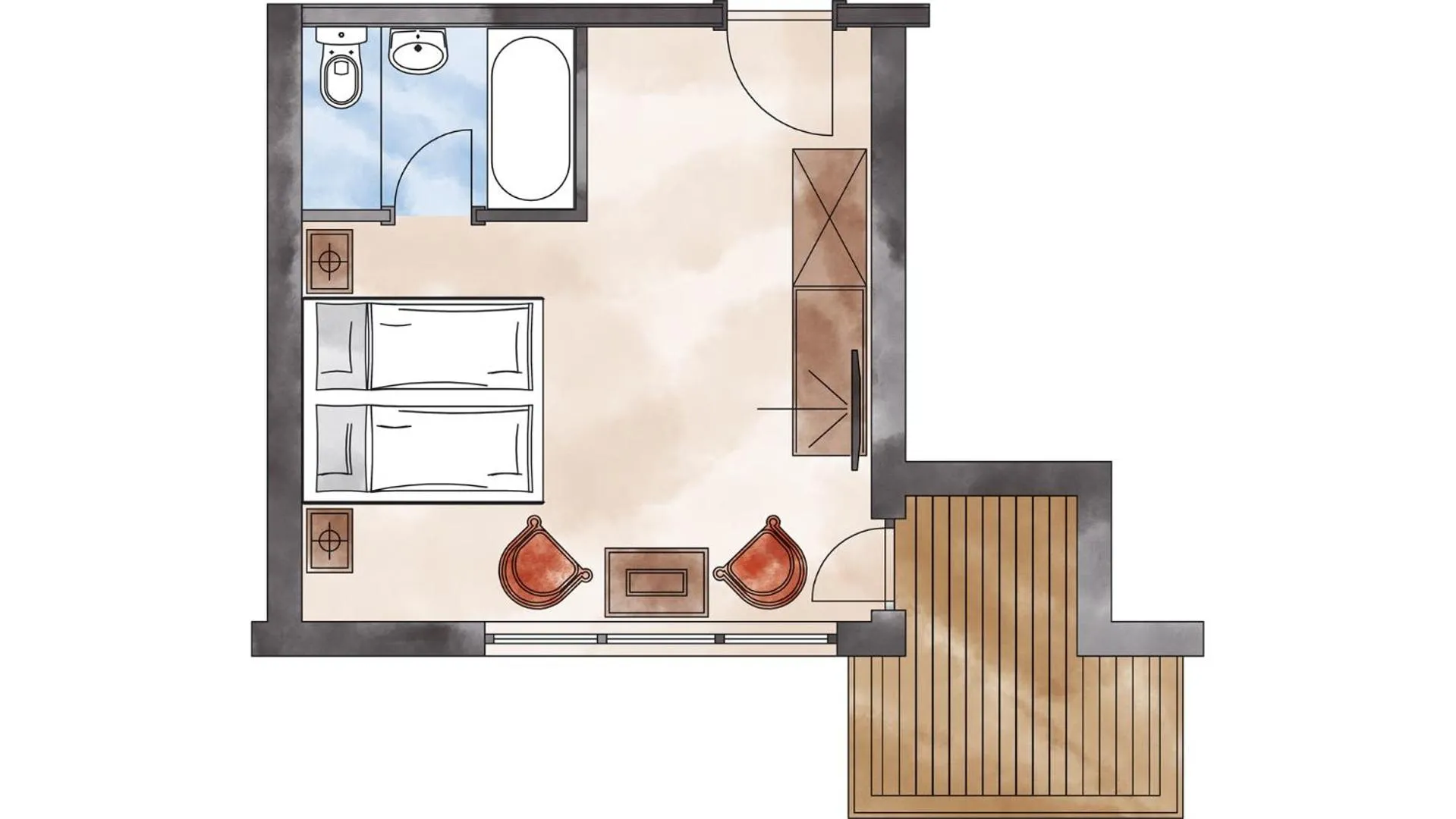 Floor plan in Adler Inn Tyrol Mountain Resort SUPERIOR