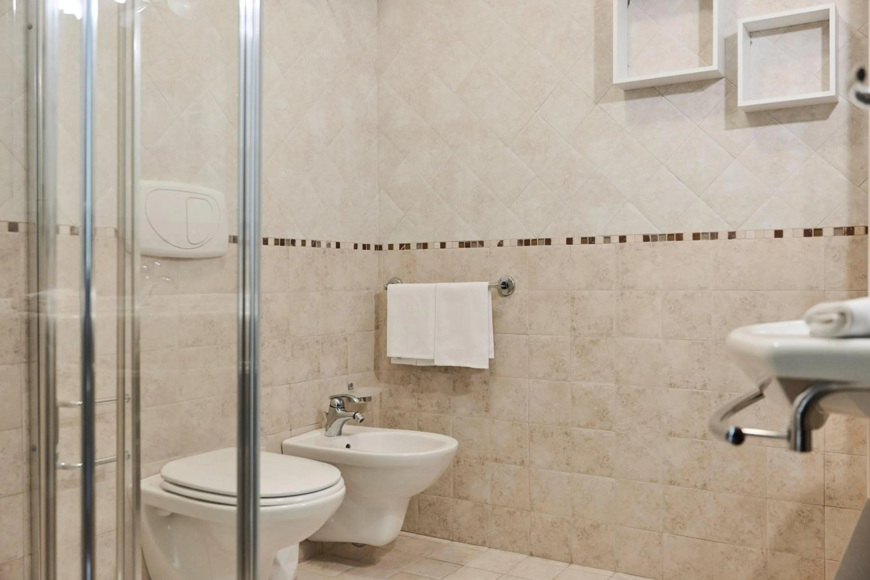 Bathroom in Ticho's Greenblu Hotel